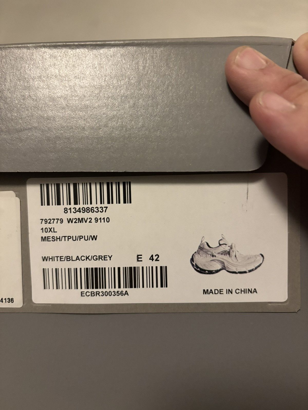 Balenciaga 10XL SNEAKERS Size US 9 / EU 42 - 10 Thumbnail