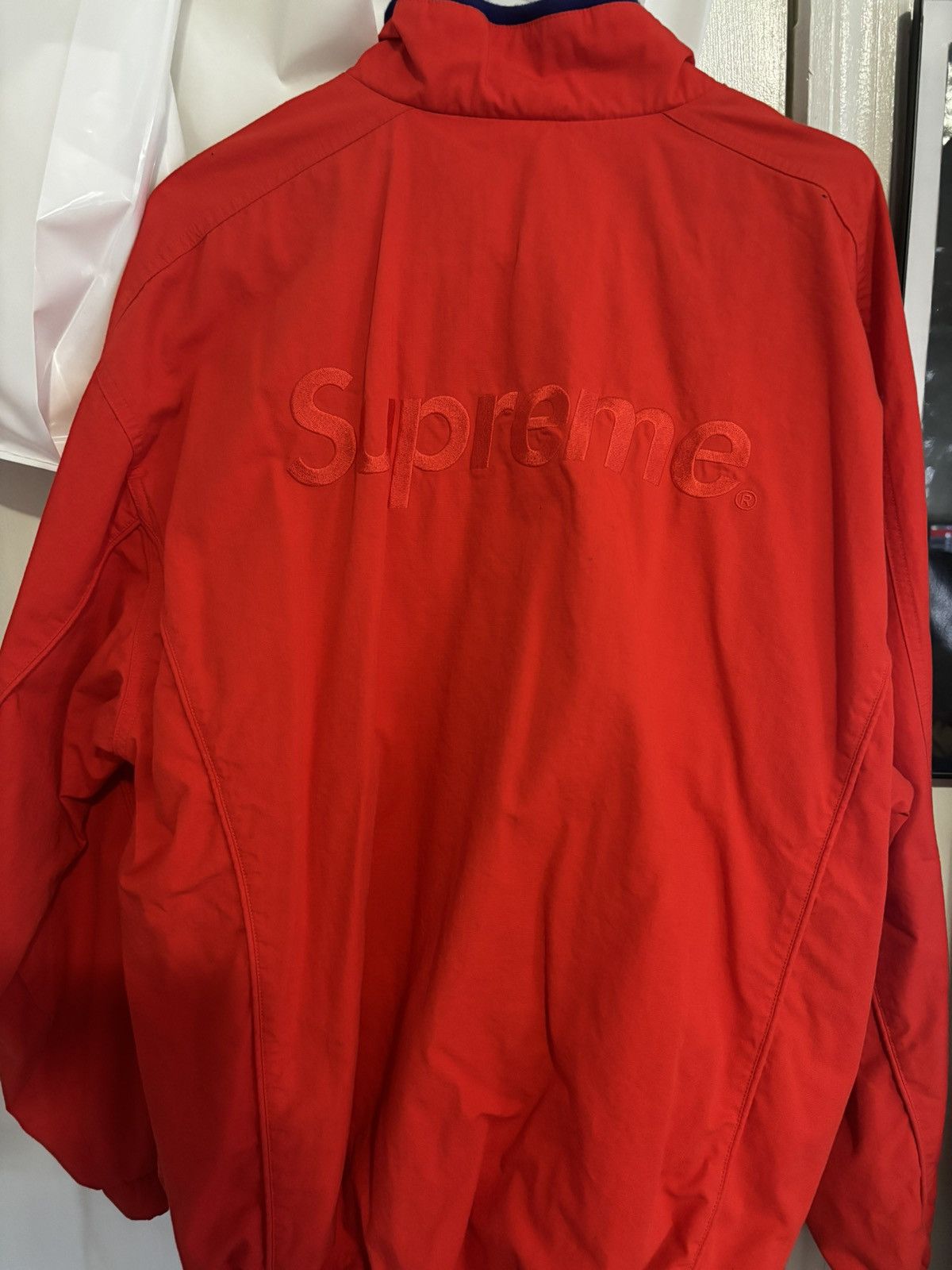 ジャケット・アウター Supreme /Umbro Track Jacket red Supreme Umbro Cotton Ripstop Track Jacket (FW23) - $188
