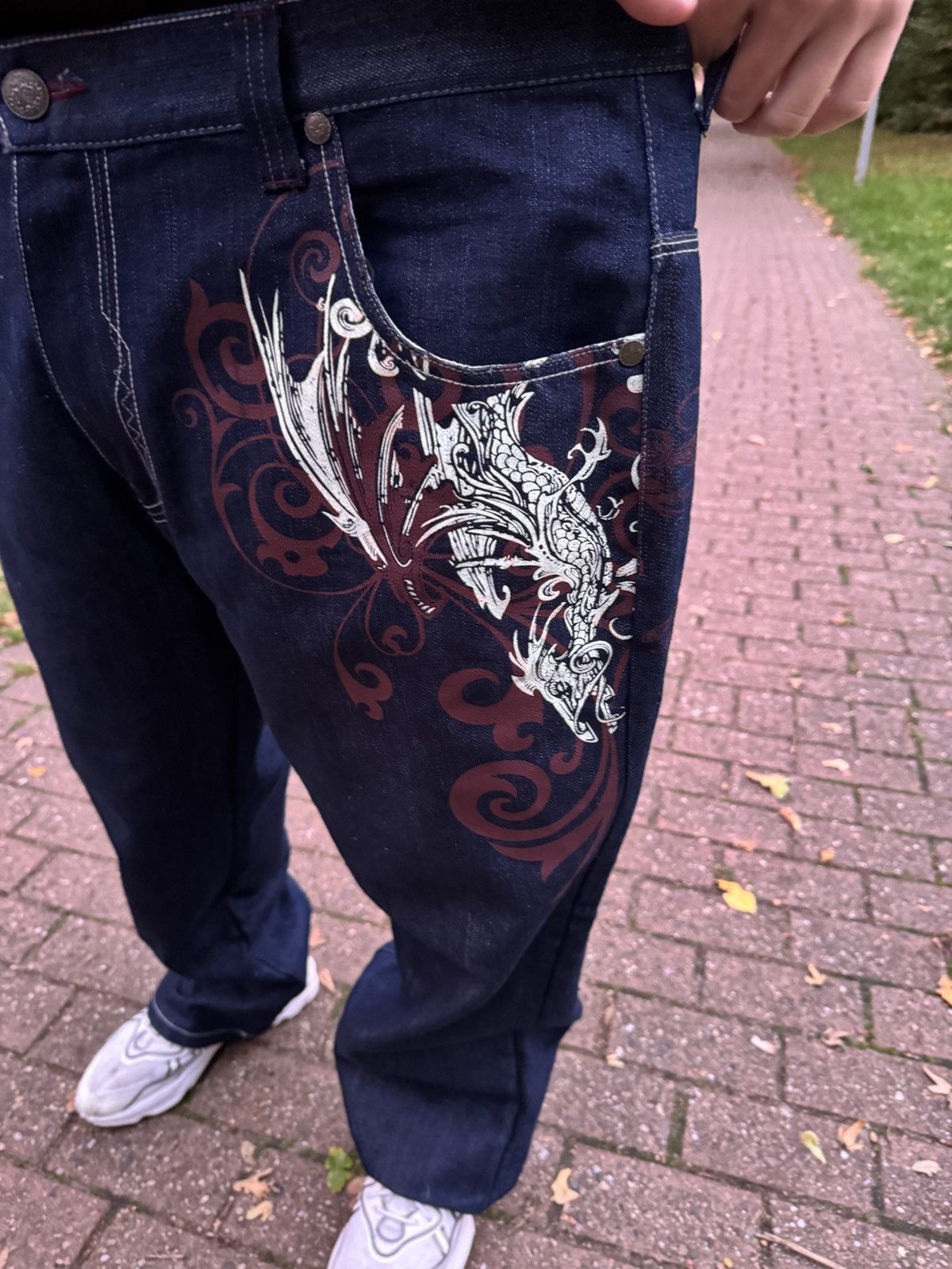 Other Vintage Kawblue Jeans Streetwear Avantgarde Size US 42 / EU 58 - 4 Thumbnail