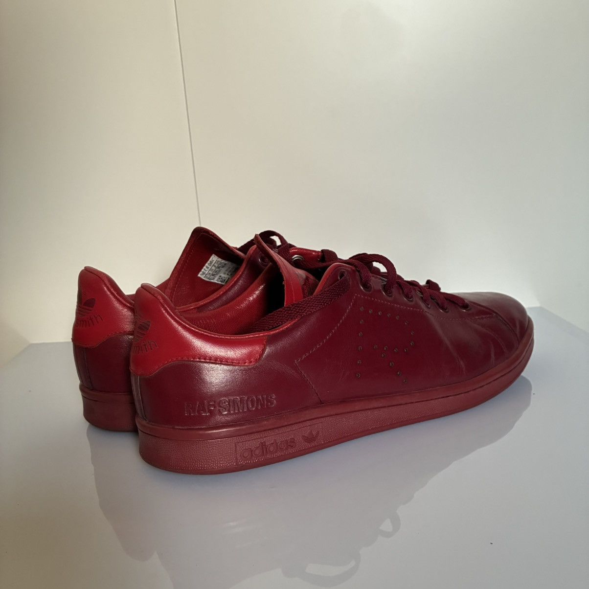 Adidas × Raf Simons Adidas Stan Smith X Raf Simons Tomato Red/Core Black Size US 10 / EU 43 - 8 Thumbnail