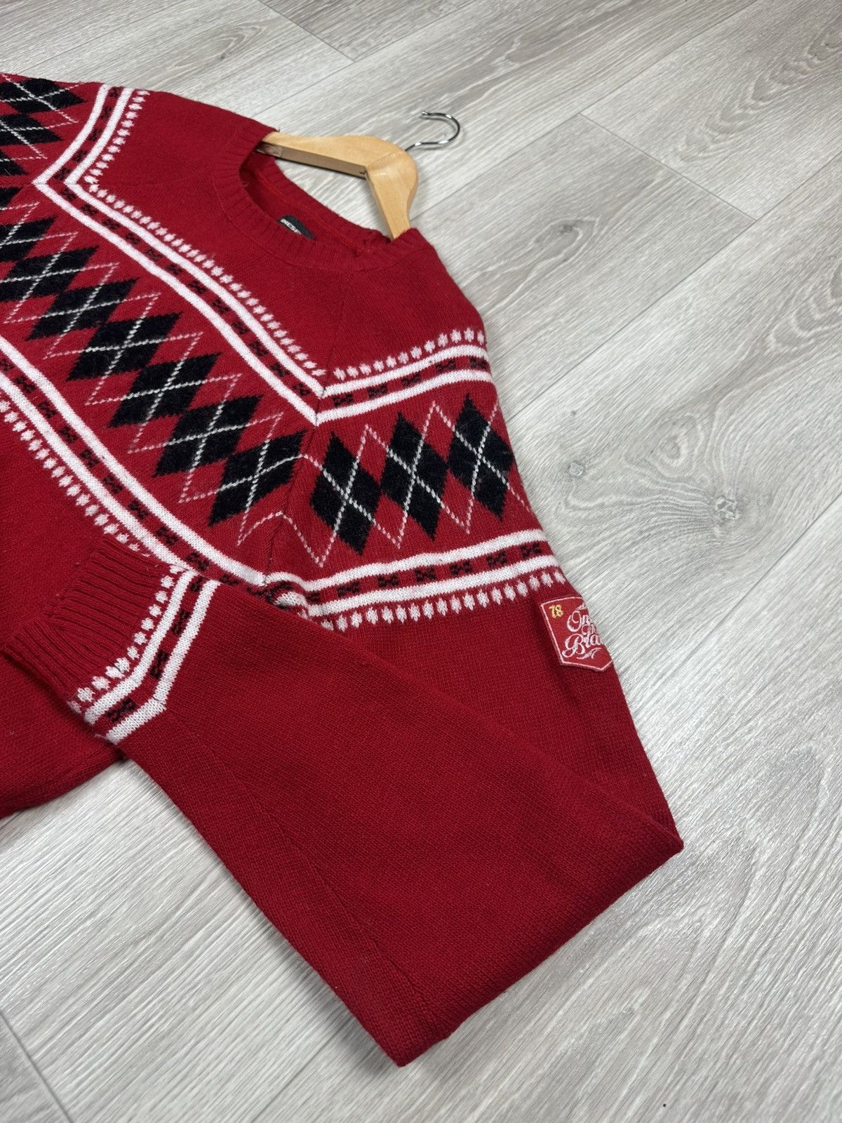 Diesel × Vintage Vintage DIESEL Wool Red Sweater Size US XXL / EU 58 / 5 - 4 Thumbnail