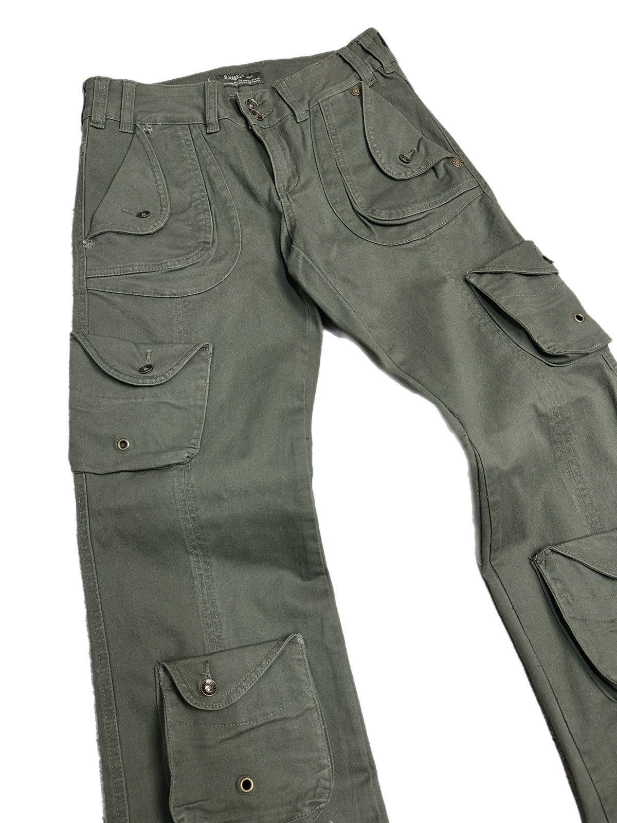20471120 LGB Baggy GOA Flare Military Style Cargo Pants Tornado Mart Size US 32 / EU 48 - 3 Thumbnail