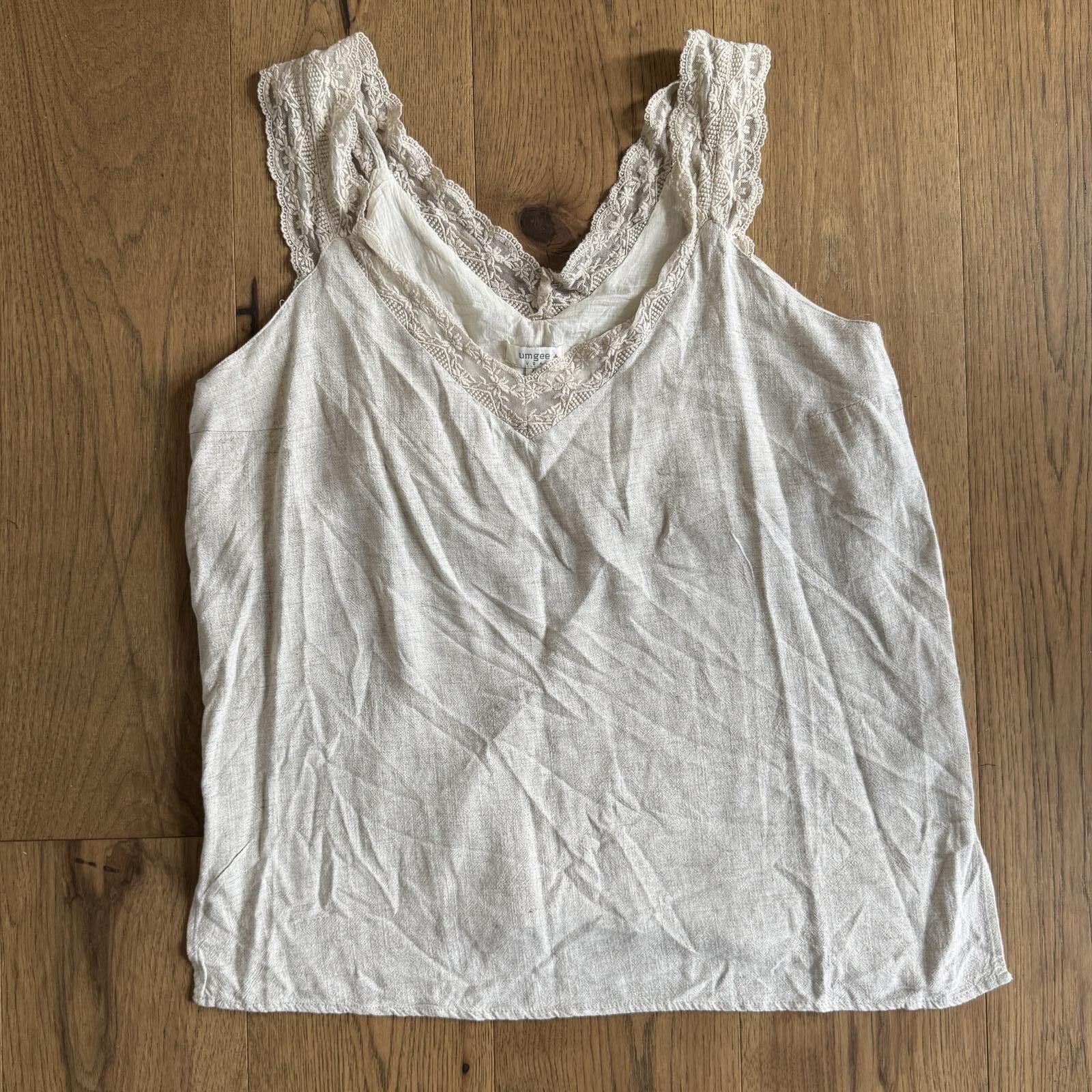 Other Umgee boho XL Linen Lace Trip Top Size XL / US 12-14 / IT 48-50 - 1 Thumbnail