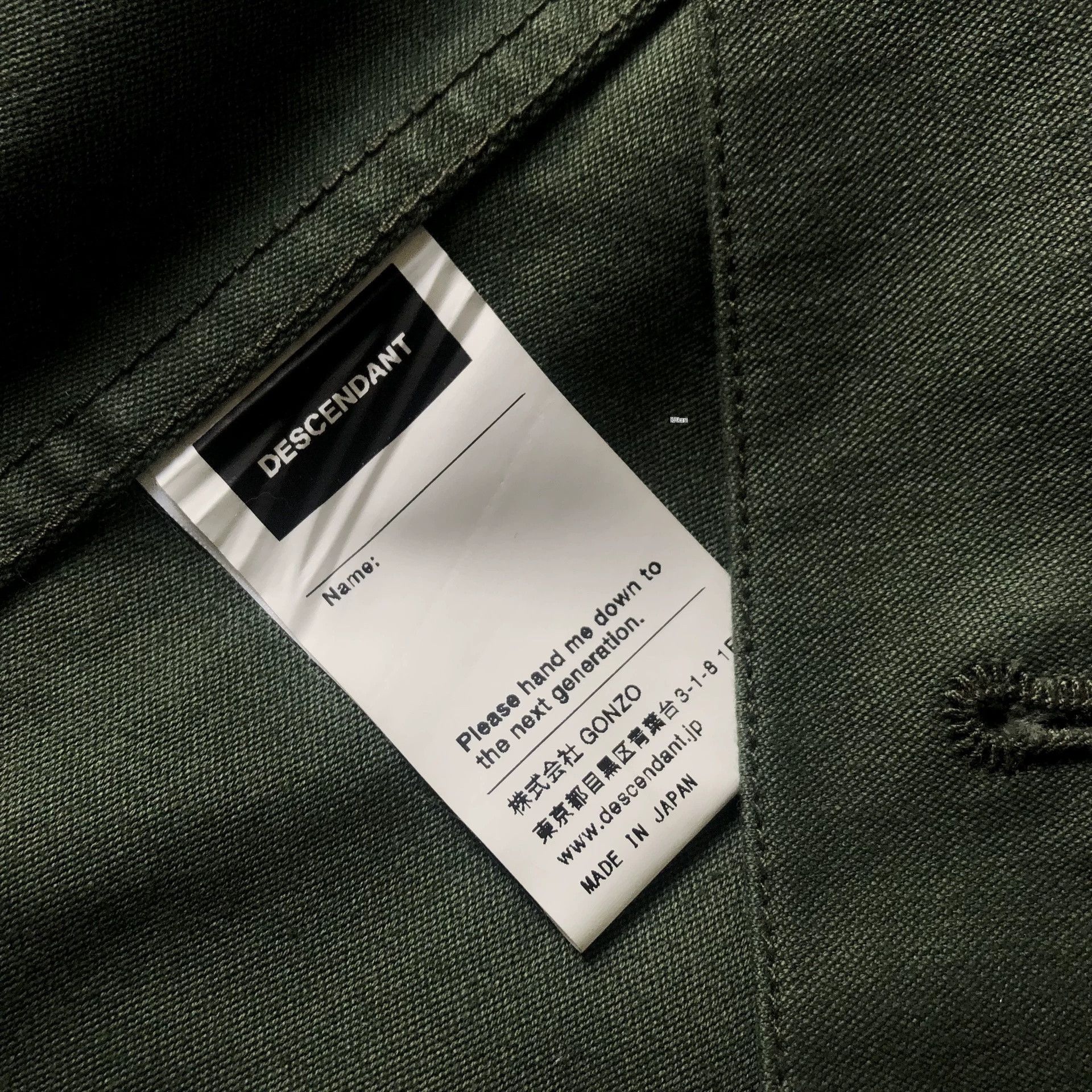 Descendant Descendant Two-Pocket Jacket Size US M / EU 48-50 / 2 - 4 Thumbnail