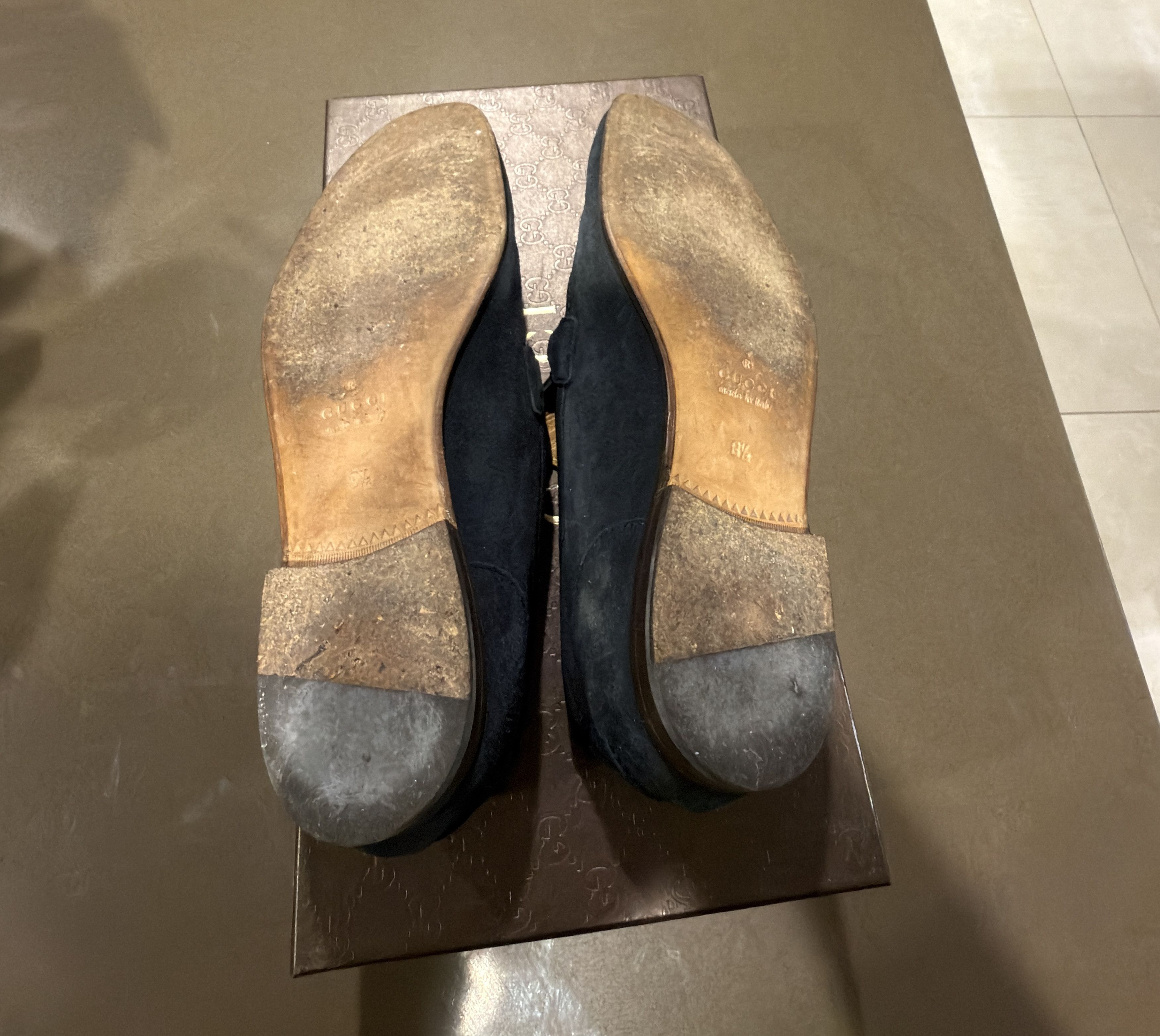 Gucci Gucci Horsebit Loafer 322500 CMA40 Blue Suede Size US 8.5 / EU 41-42 - 7 Thumbnail