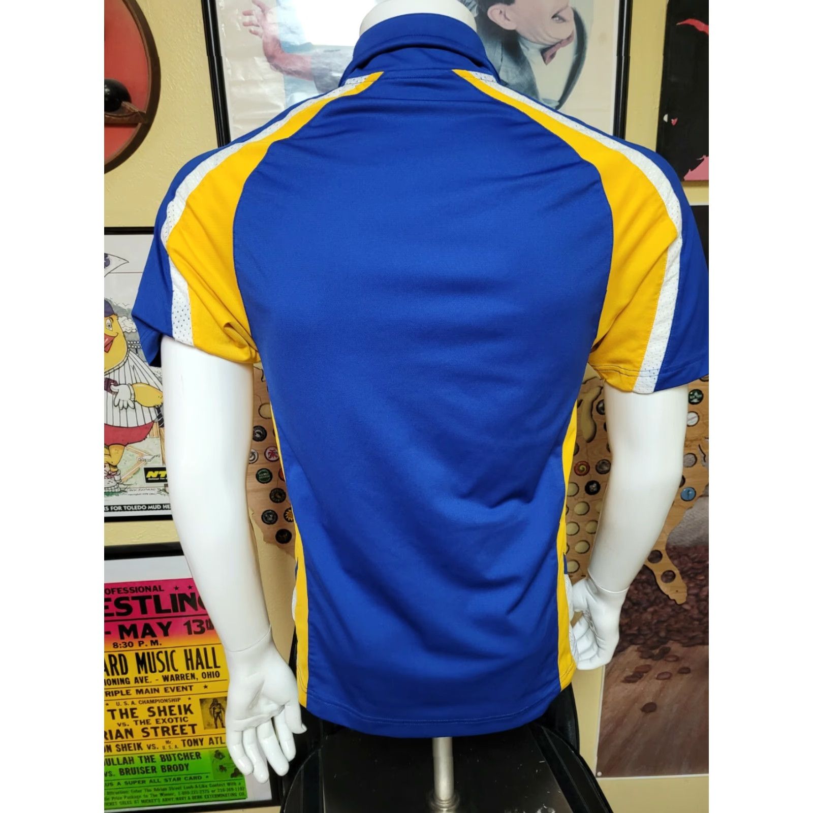 Holloway St. Lorenz Spartans Lutheran School Polo Shirt XS Men's Blue Holloway Logo Short Sleeve Polo XS Size US XS / EU 42 / 0 - 4 Thumbnail