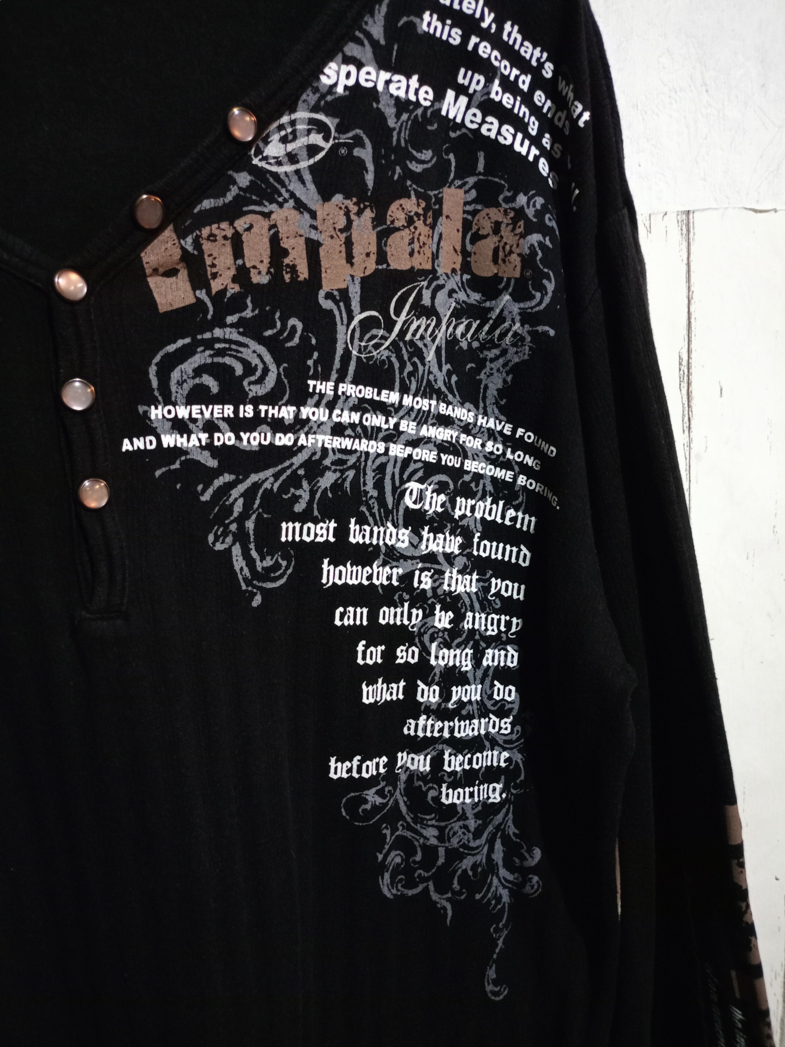Japanese Brand Impala Poem If Six Was Nine Style Long Sleeve t-shirt Size US L / EU 52-54 / 3 - 3 Thumbnail