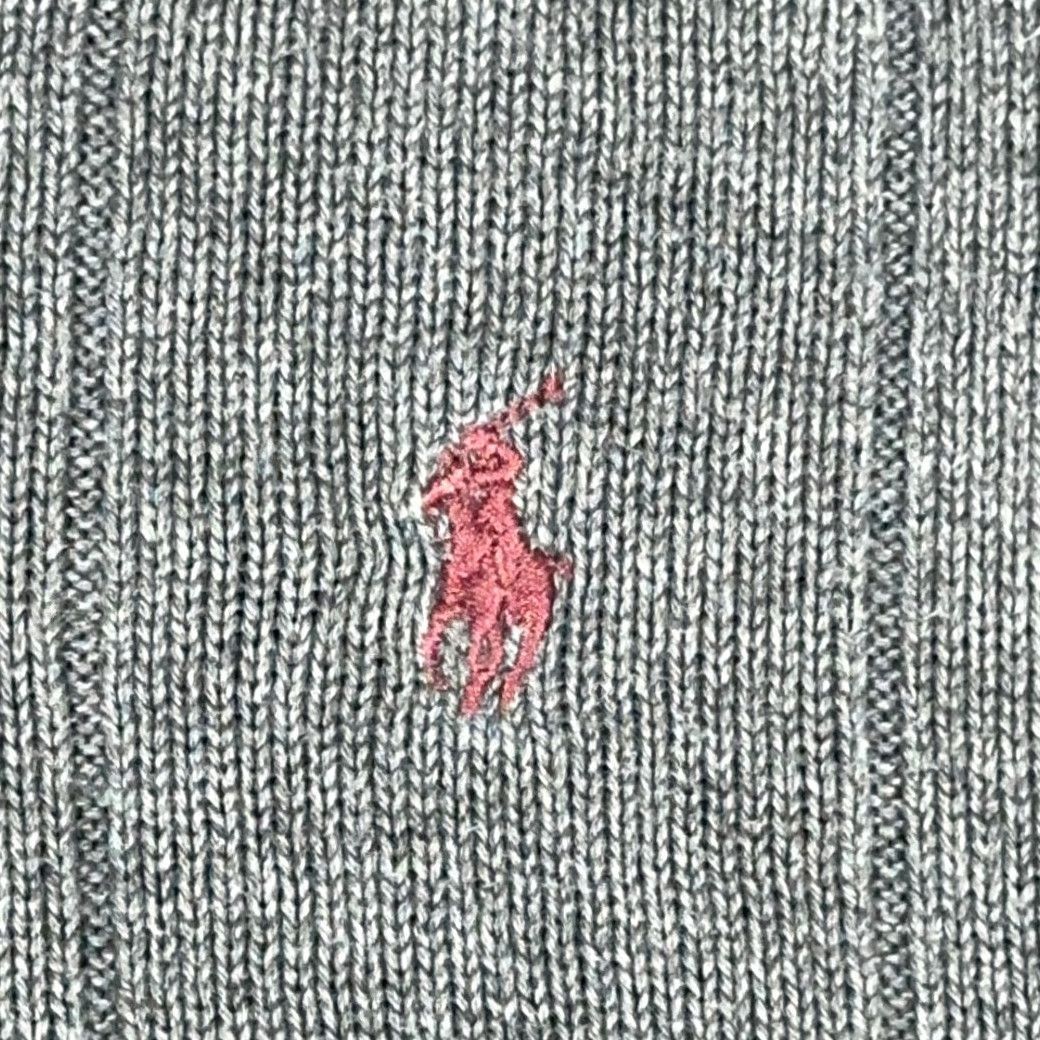 Polo Ralph Lauren VINTAGE Polo Ralph Lauren Sweater Vest Shirt Large Gray Cotton 90s Pony Logo Mens Size US L / EU 52-54 / 3 - 4 Thumbnail