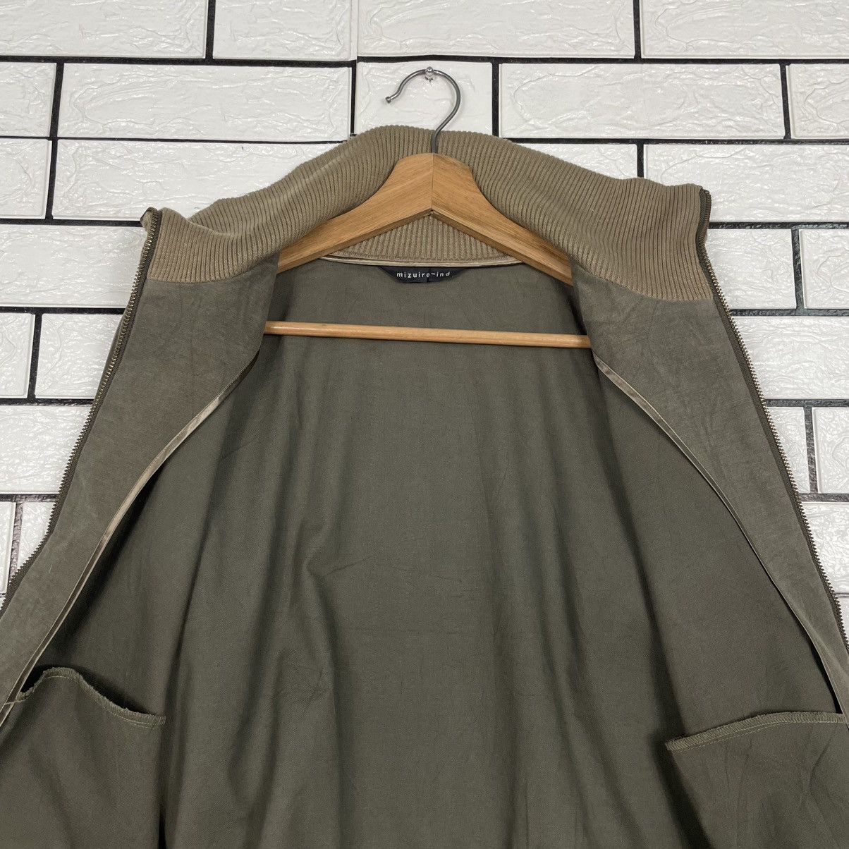 Japanese Brand Mizuiro Ind Bomber Jacket Size S / US 4 / IT 40 - 12 Thumbnail
