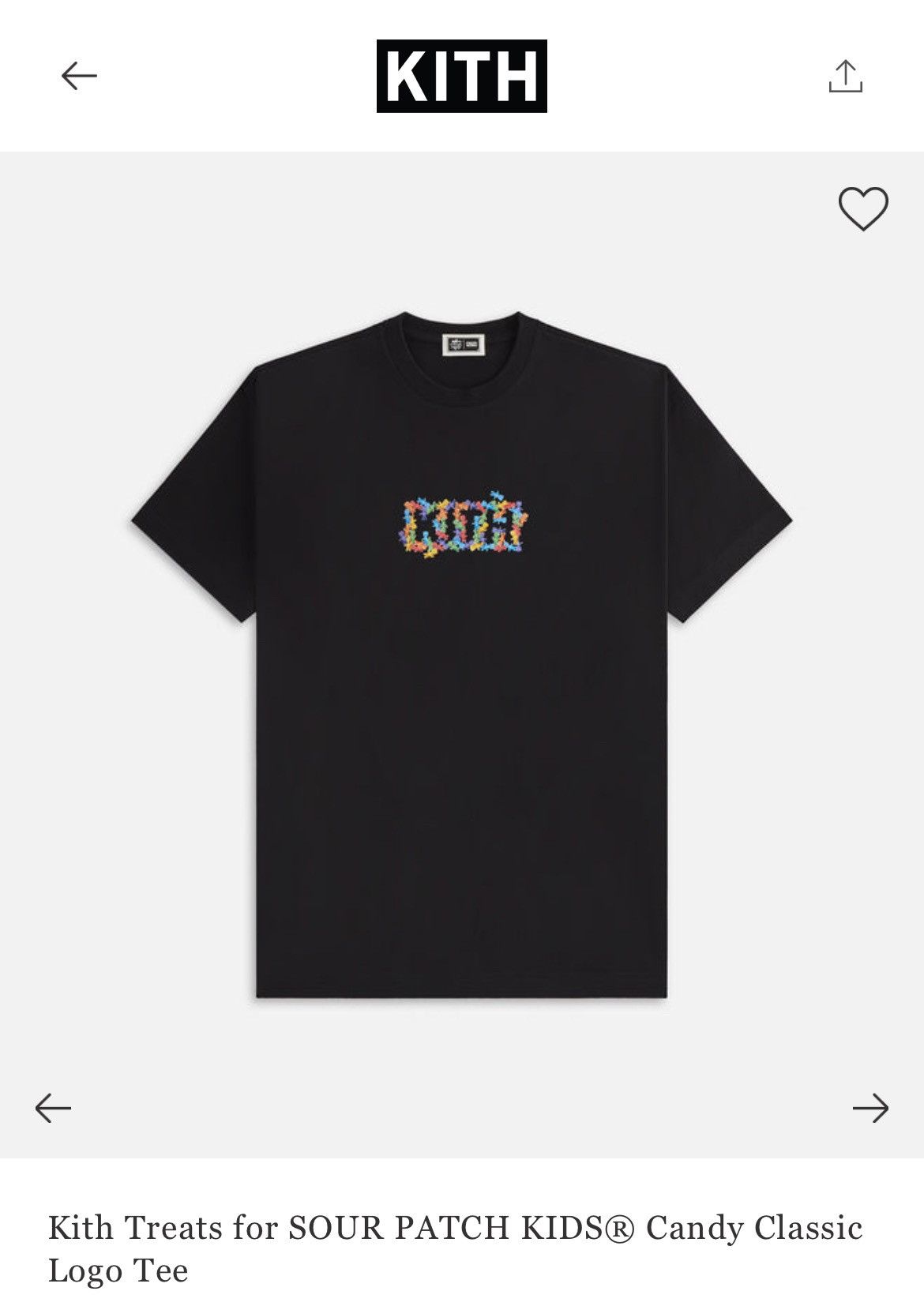 Kith Kith Treats for SOUR PATCH KIDS® Candy Classic Logo Tee Size US S / EU 44-46 / 1 - 4 Thumbnail