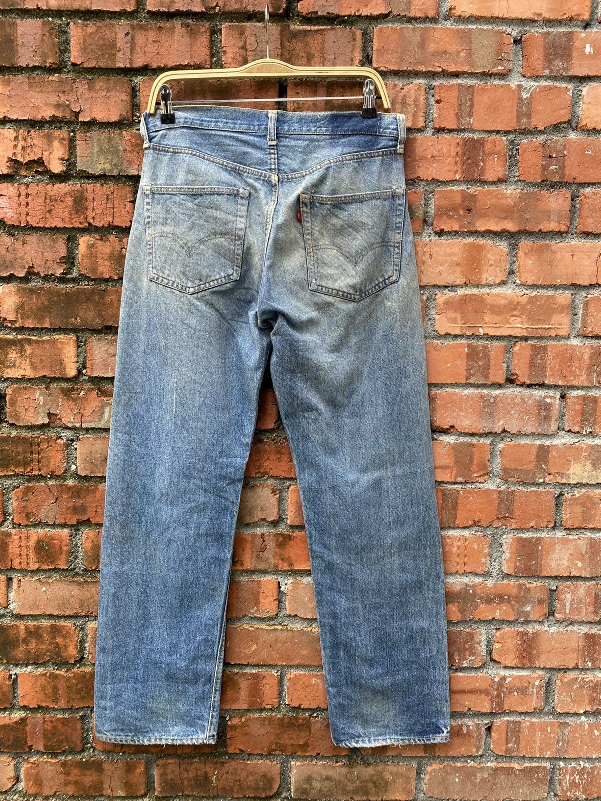 Vintage W32x30 Vintage levi's 501 redline made in USA 80s distressed Size US 32 / EU 48 - 2 Thumbnail