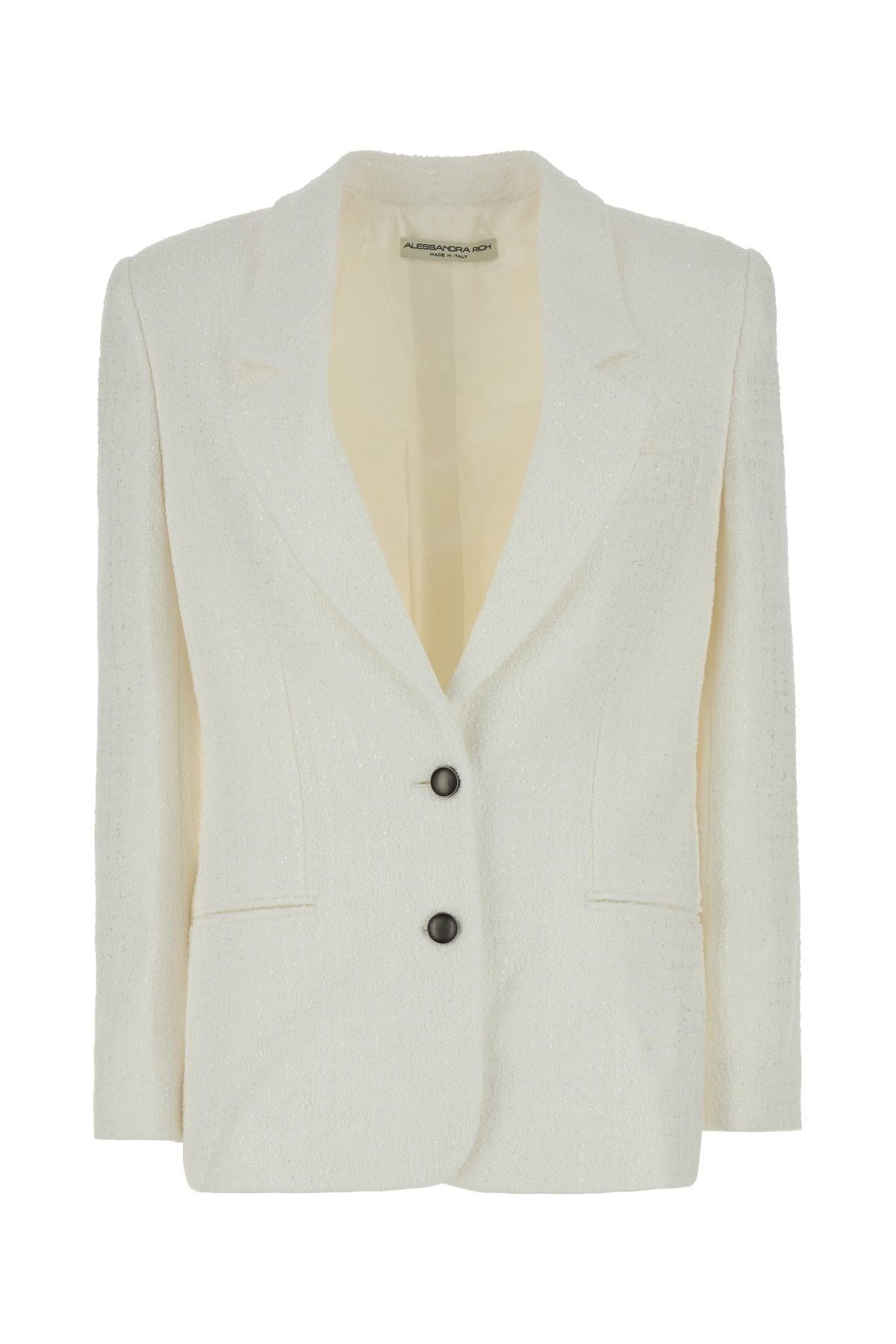 Alessandra Rich Light Pink Tweed Blazer | Grailed