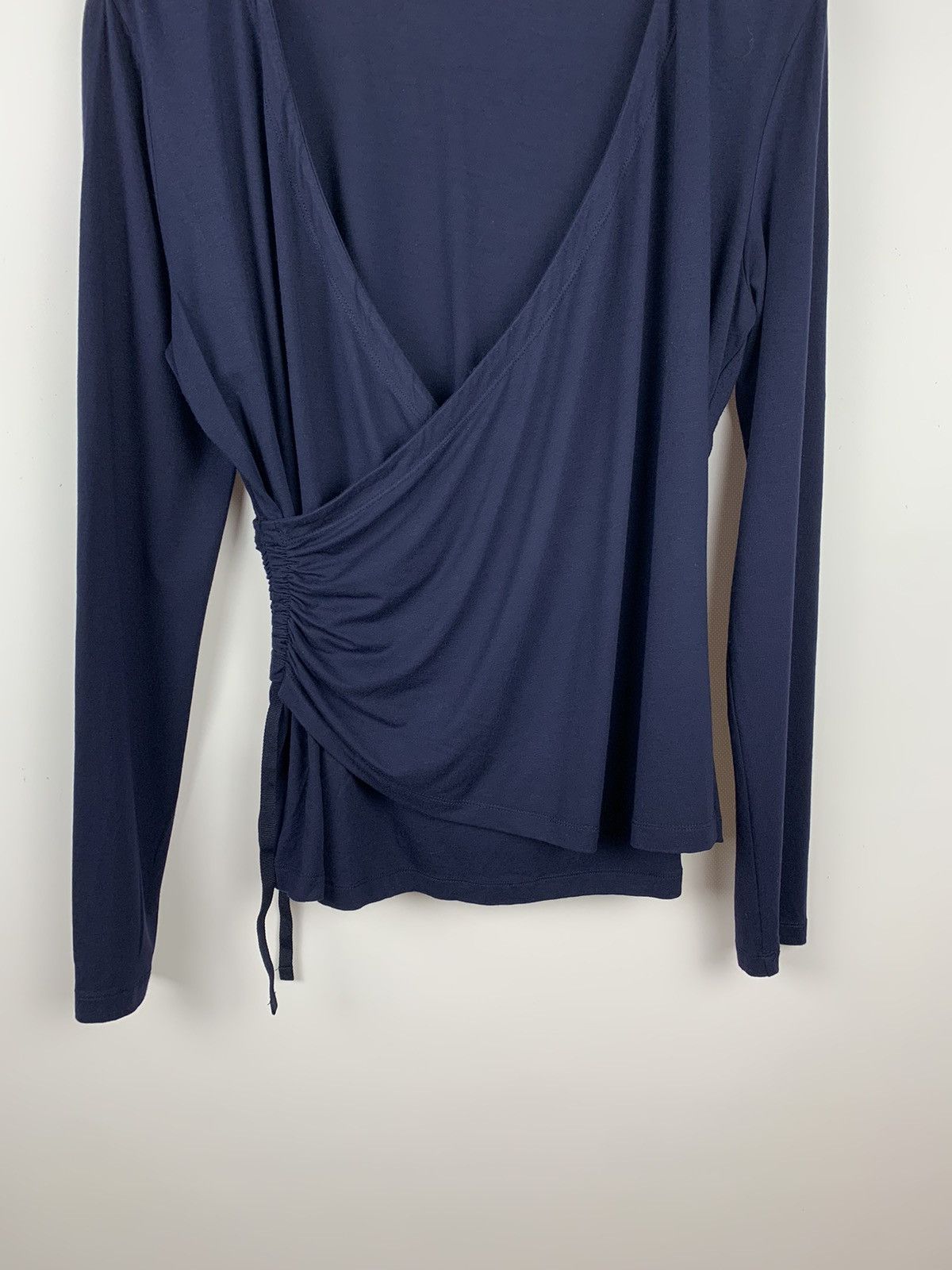 Love Moschino Love Moschino Blouse Top Long Sleeve Wrap Effect Size IT 48 Size XL / US 12-14 / IT 48-50 - 3 Thumbnail