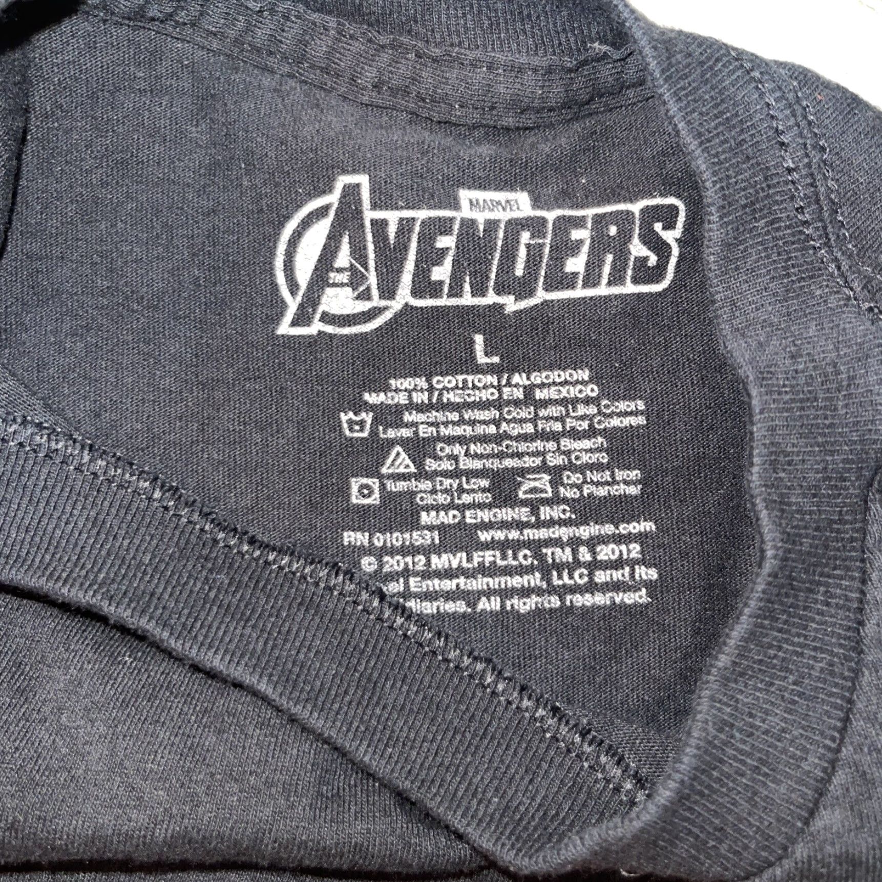 Vintage Marvel Avengers Flaming A Logo Graphic Print T-Shirt Mens L Short Sleeve Black Size US L / EU 52-54 / 3 - 3 Thumbnail