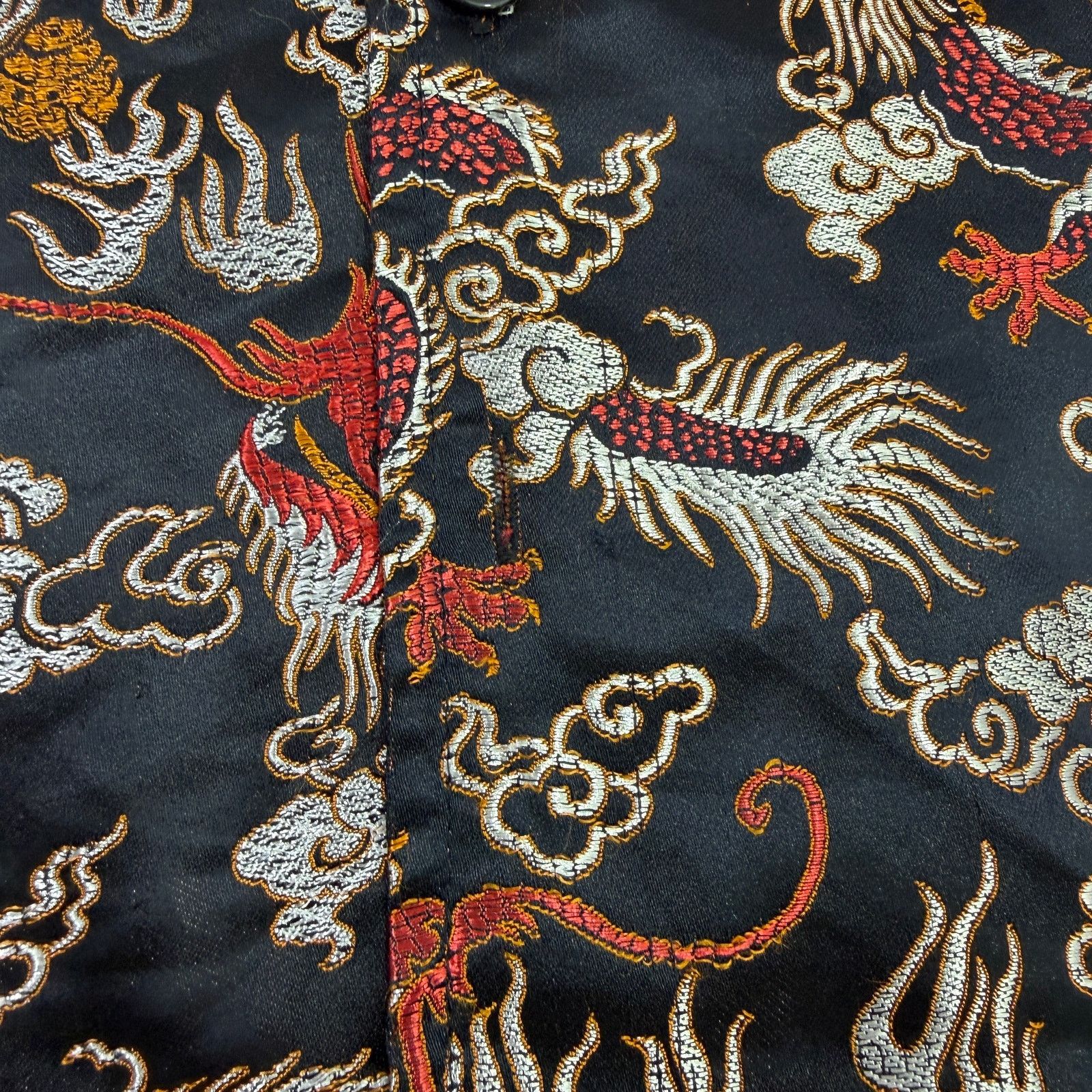 Vintage Vintage Street Culture Dragon Oriental Shirt Men's 2XL Size US XXL / EU 58 / 5 - 4 Thumbnail