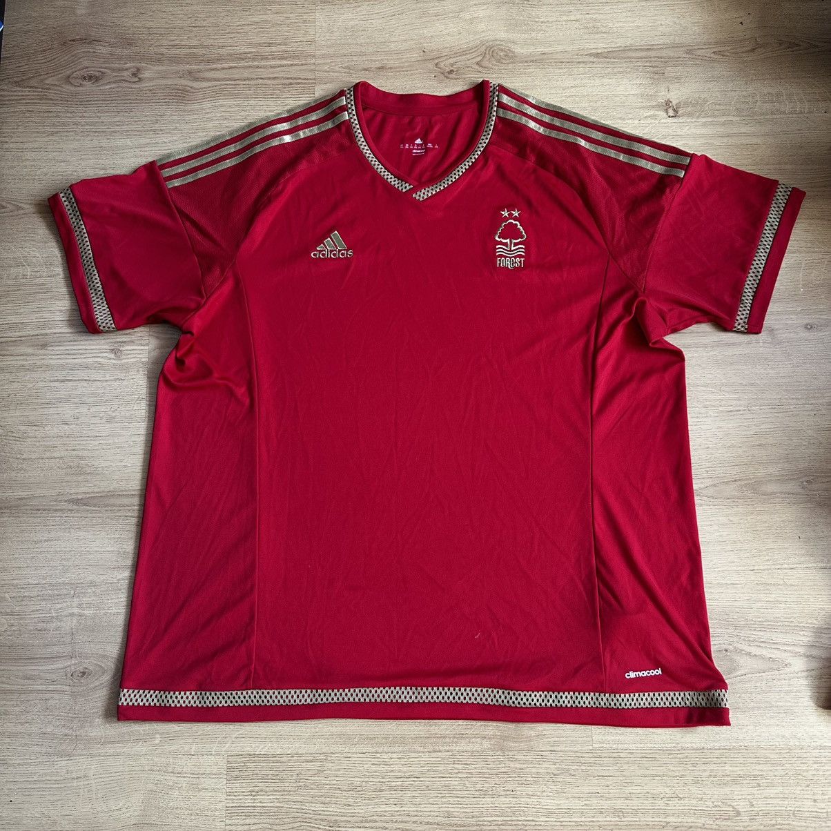 Adidas Nottingham Forest 2015 Adidas Home Shirt Size US XXL / EU 58 / 5 - 1 Thumbnail