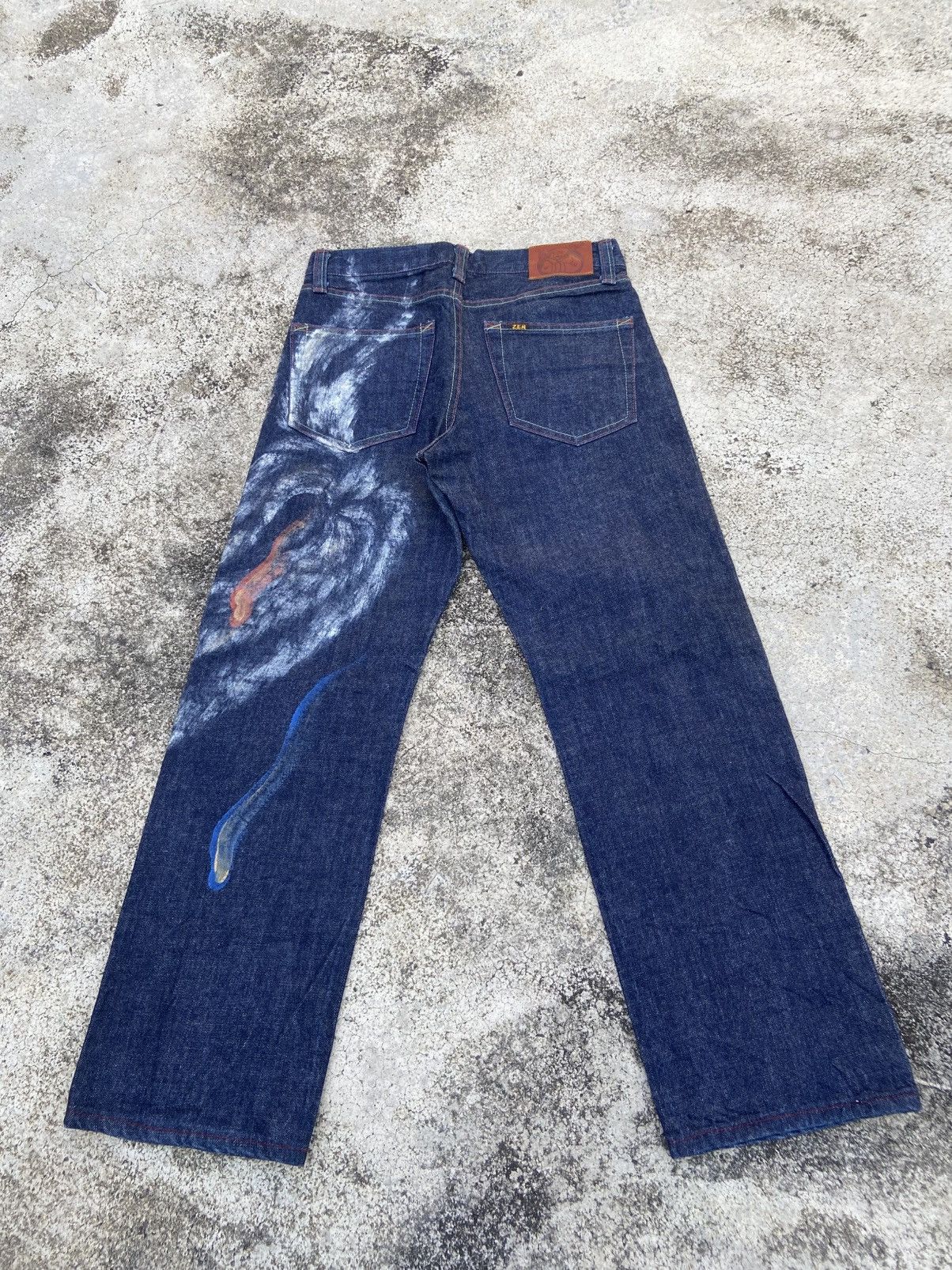 Japanese Brand Zen Kyoto Clothing Shukaku Fox Paint Pant Size US 30 / EU 46 - 6 Thumbnail
