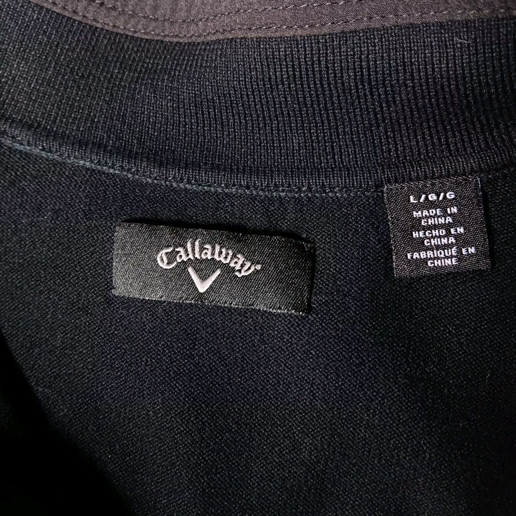 Callaway VINTAGE Callaway Golf Sweater Mens Large Black Logo Pullover 1/4 Zip Golf Casual Workwear Size US L / EU 52-54 / 3 - 7 Thumbnail