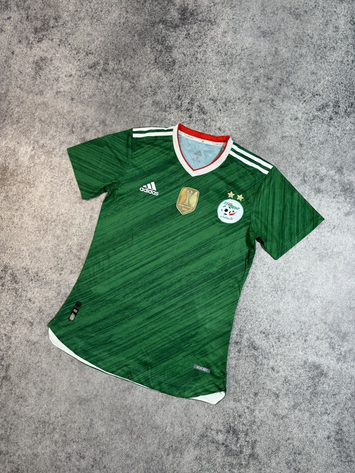 Adidas × Vintage VTg Algeria Adidas Soccer Jersey Blokecore Style Rare S Size US S / EU 44-46 / 1 - 1 Thumbnail