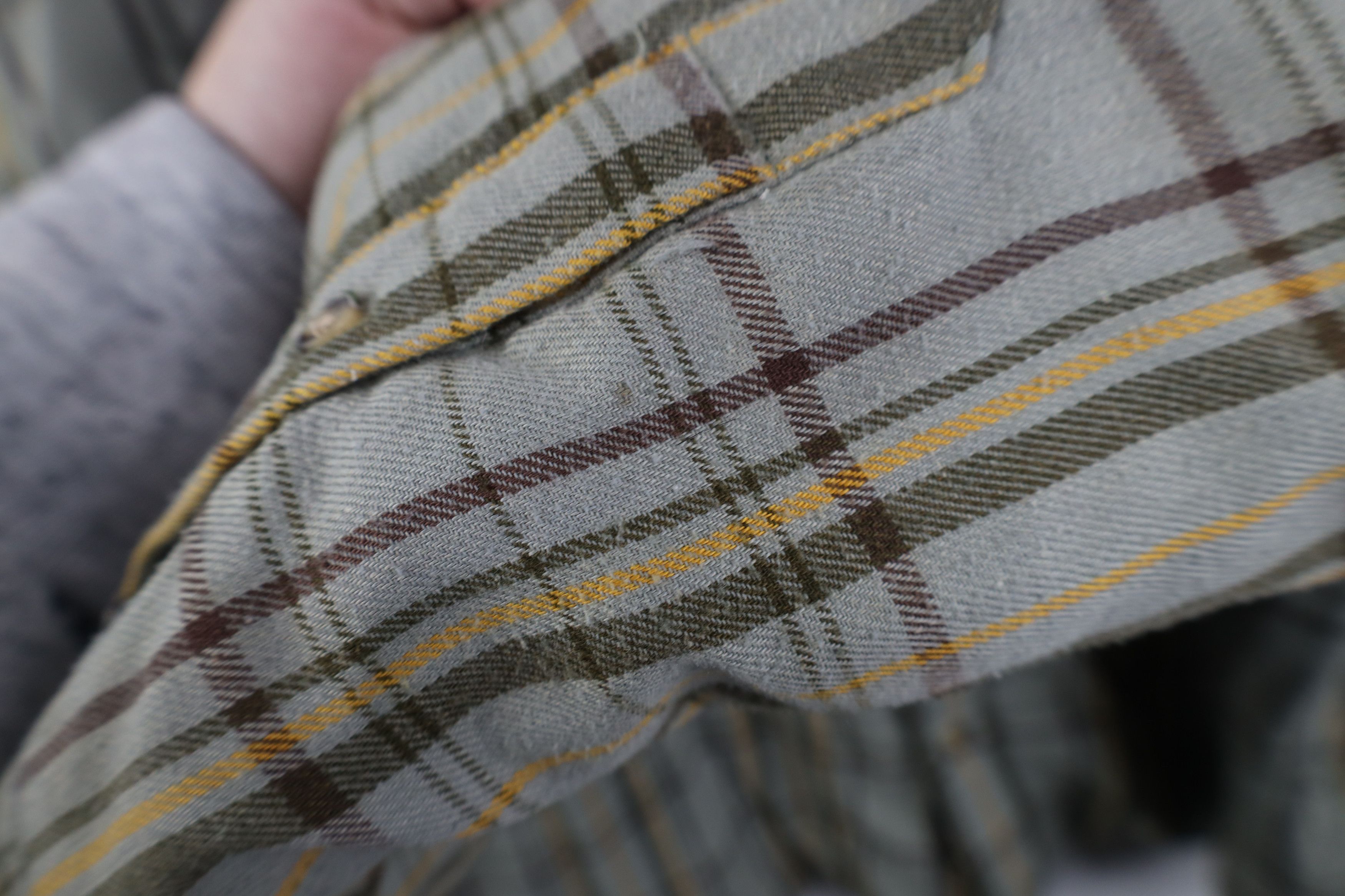 Vintage Vintage 90s Streetwear Waffle Lined Flannel Shirt Jacket Size US XL / EU 56 / 4 - 7 Thumbnail