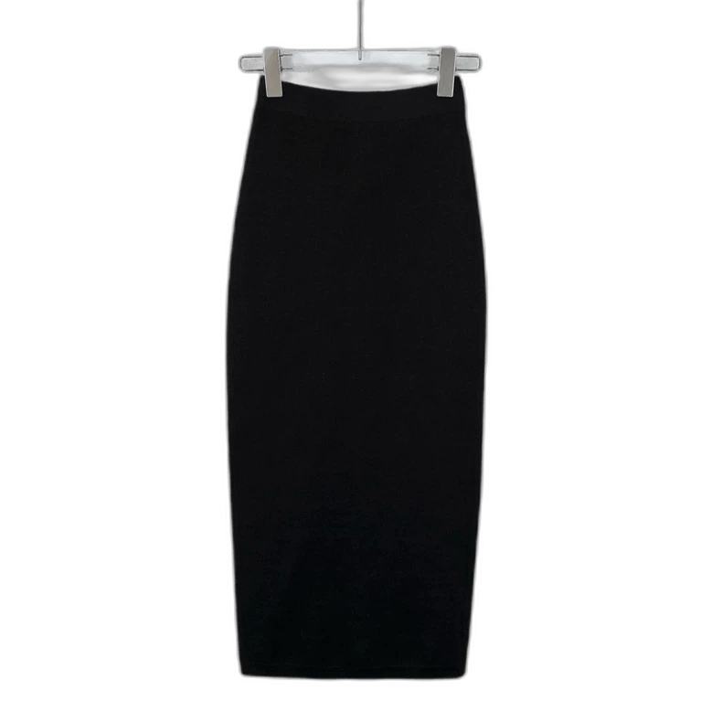 Fendi Fendi Black Reverse Print Bodycon Skirt Size US 36 / EU 52 - 1 Thumbnail