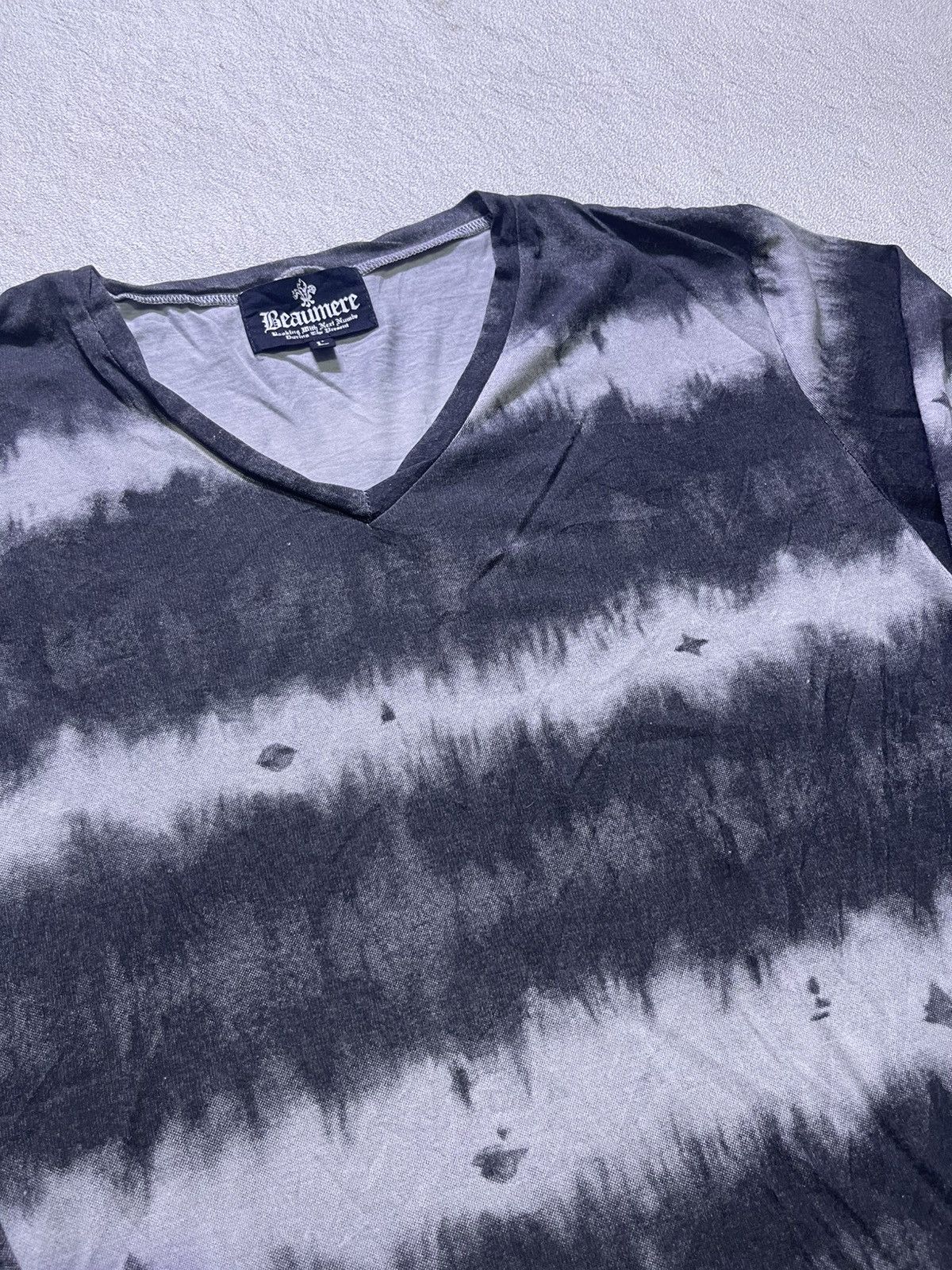 Japanese Brand Y2K BEAUMERE long sleeve tshirt tie dye motif Size US M / EU 48-50 / 2 - 3 Thumbnail