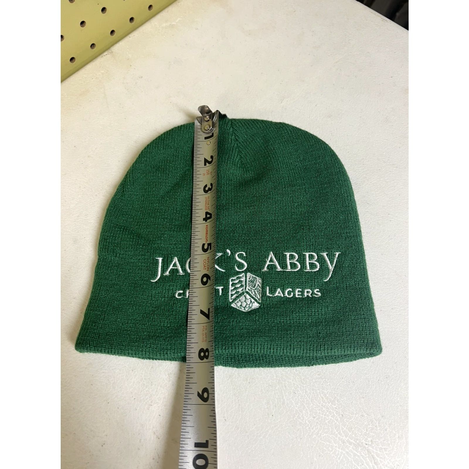 Vintage Jack’s Abbey Craft Lagers Beer Knit Green Hat Winter Beanie Hat Beanie Unbranded Men One Size Green Winter Beer Mens One Size Green Beanie Size ONE SIZE - 5 Thumbnail