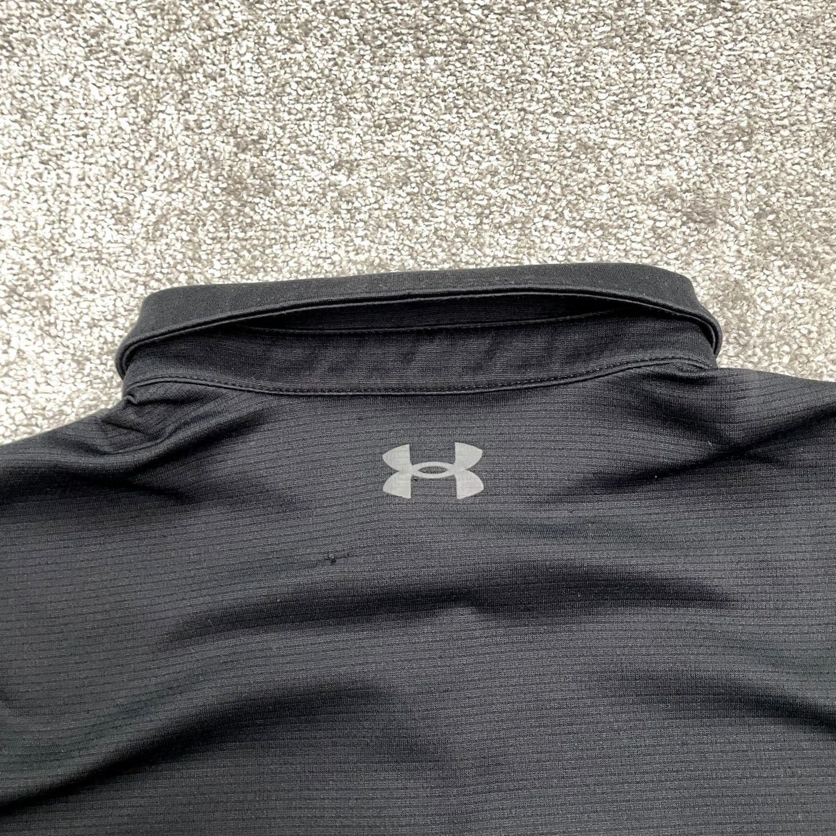 Under Armour Under Armour Polo Shirt Mens XL Black Stretch Thick Active Polo Tennis Shirt Size US XL / EU 56 / 4 - 4 Thumbnail