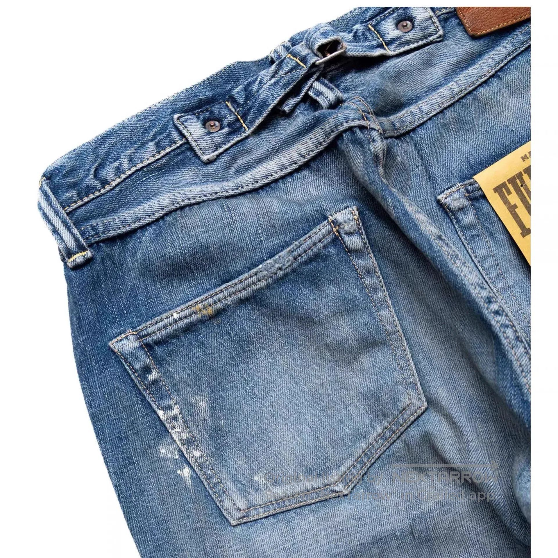 Full Count & Co. Fullcount 1126HW Denim Jeans for Men. Size US 36 / EU 52 - 4 Thumbnail