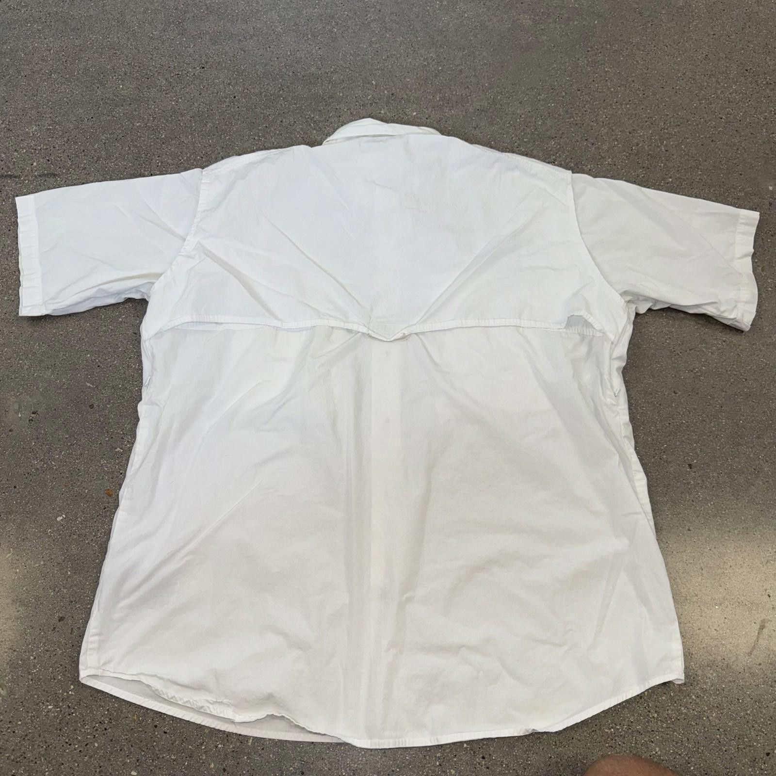 Designer Vtg World Wide Sportsman Shirt Mens XL White Fishing Outdoor Size US XL / EU 56 / 4 - 11 Thumbnail