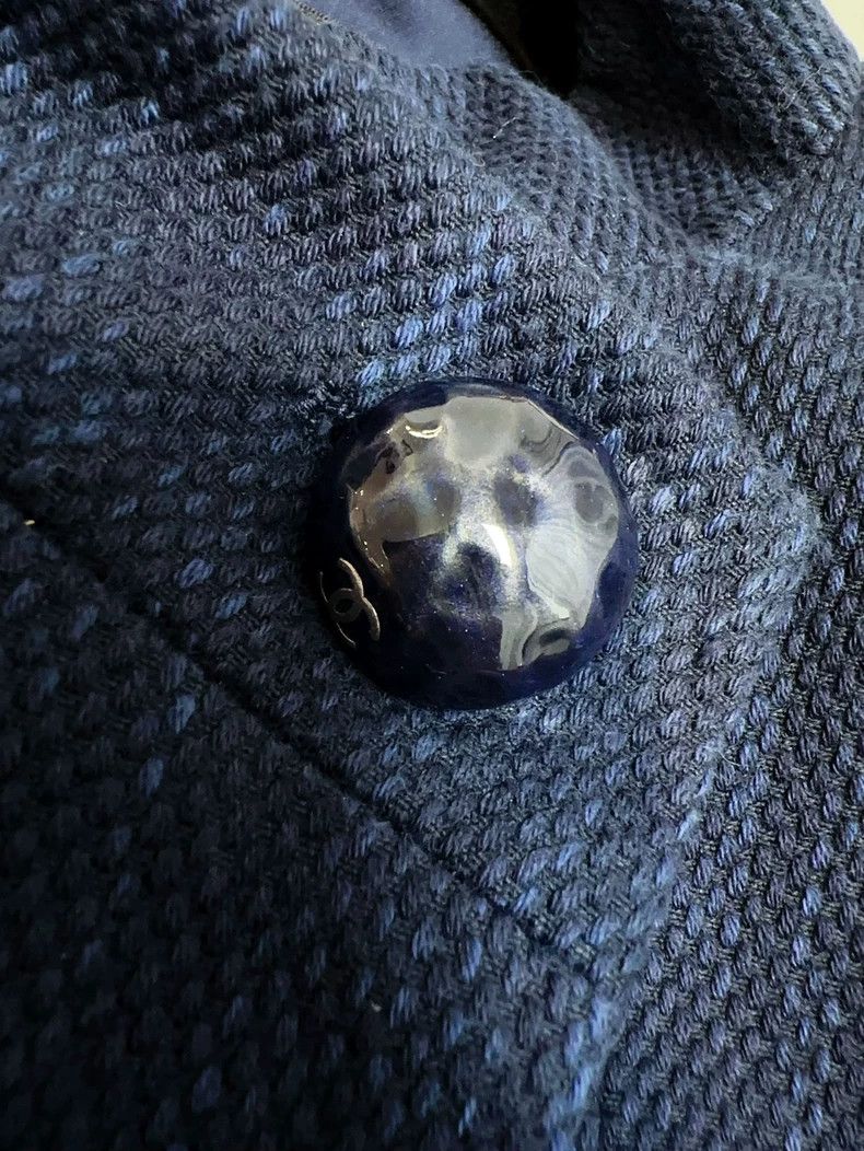 Chanel Chanel Dark blue short-sleeved dress Size XS / US 0-2 / IT 36-38 - 6 Thumbnail