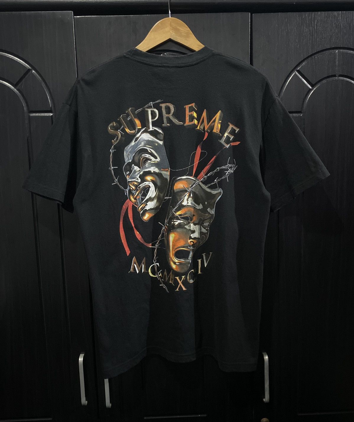 Supreme Supreme SS20 Laugh Now Mask Tee Size US M / EU 48-50 / 2 - 1 Thumbnail