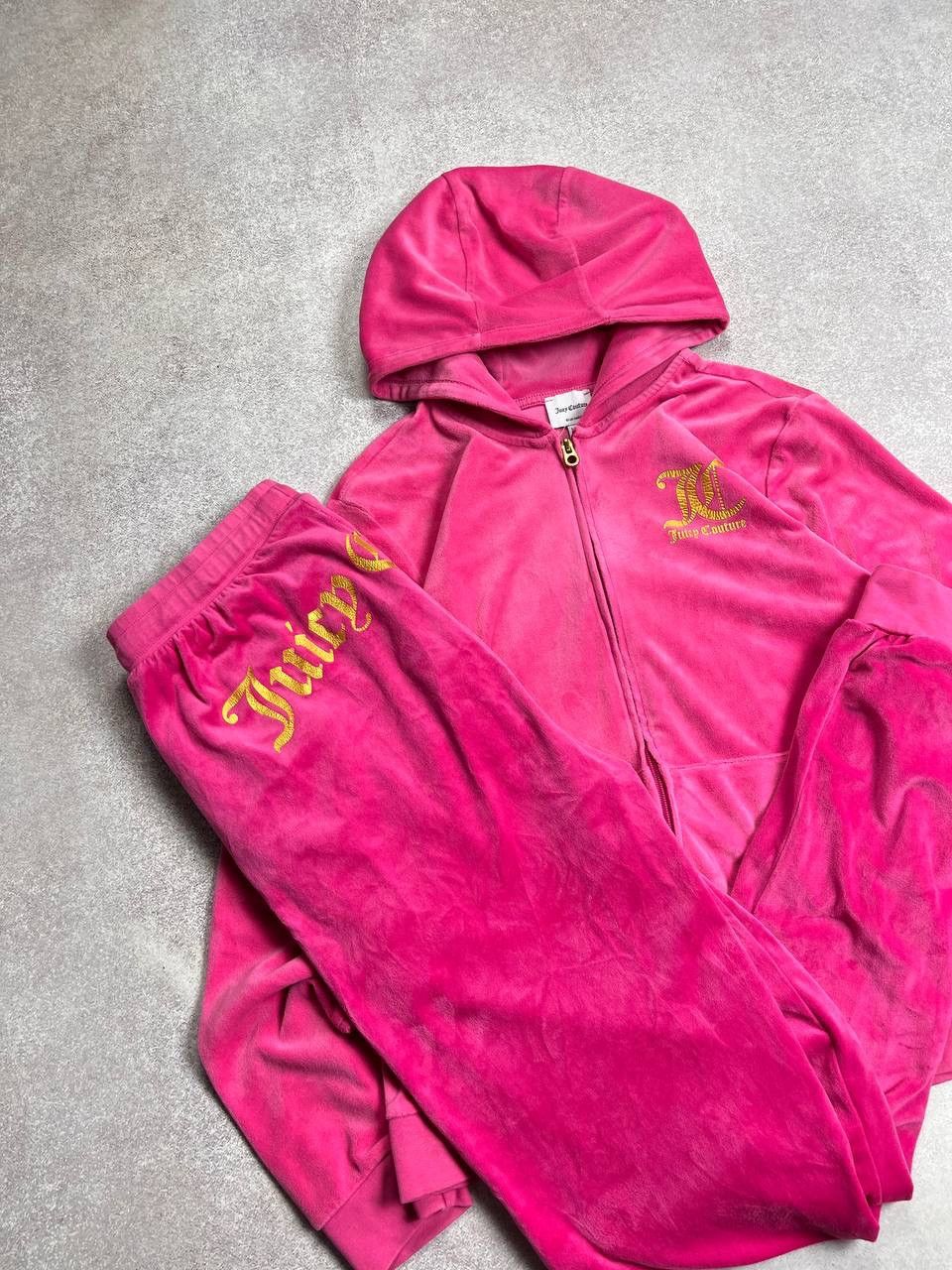 Vintage Juicy Couture Velour Big Logo Tracksuit Y2K M