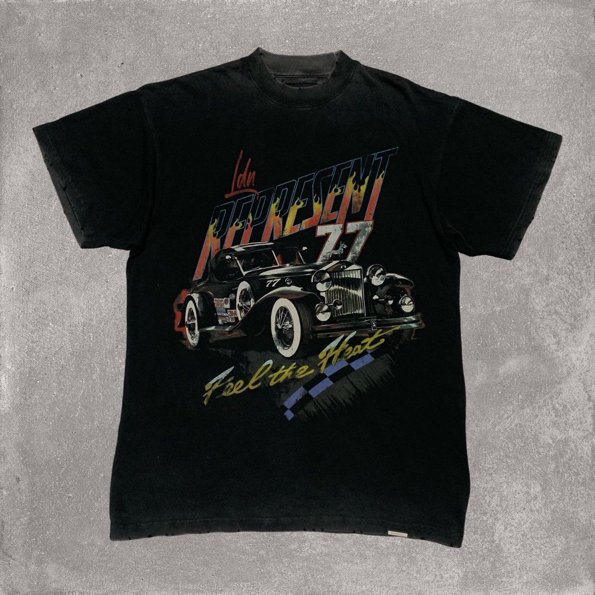 Represent Clo. Represent XS Feel The Heat Vintage Black Tee Size US XS / EU 42 / 0 - 1 Thumbnail