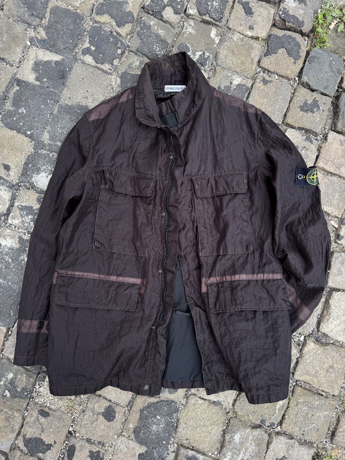 02aw stone island monofilament jacket