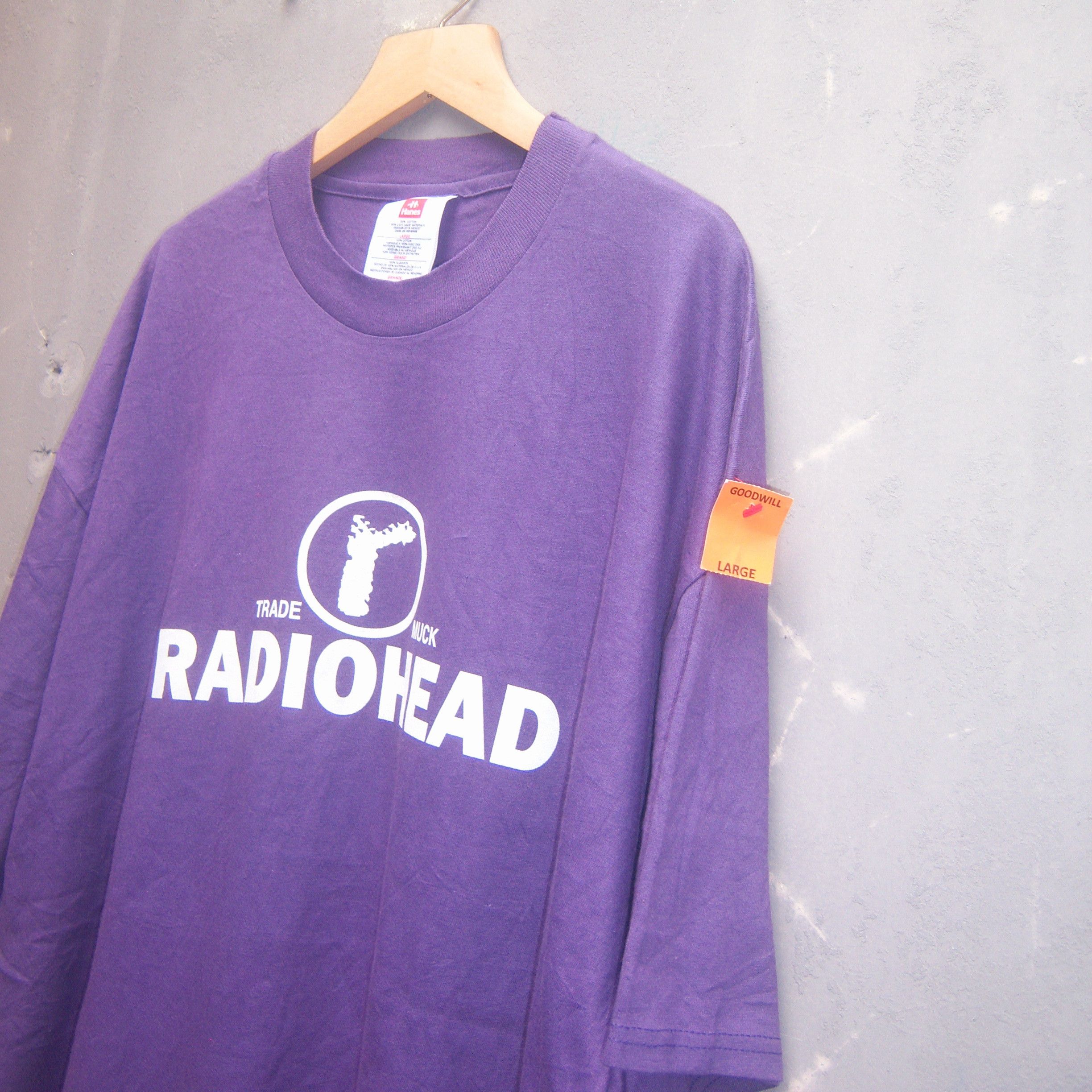 Band Tees × Vintage Rare Radiohead Trade Muck Vintage 90s Size US L / EU 52-54 / 3 - 6 Thumbnail