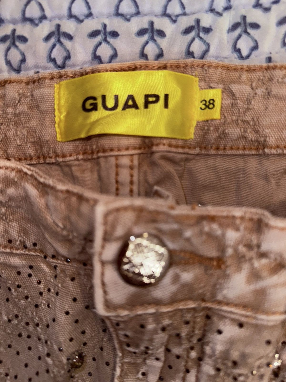 GUAPI Guapi Crystal Embellished Jeans size 38 Size US 38 / EU 54 - 3 Thumbnail