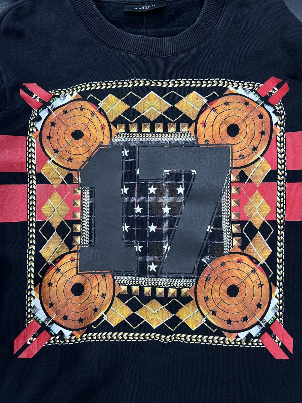 Givenchy Givenchy 2017 Bandana Motif Stripe Sweatshirt Size US XXS / EU 40 - 4 Thumbnail