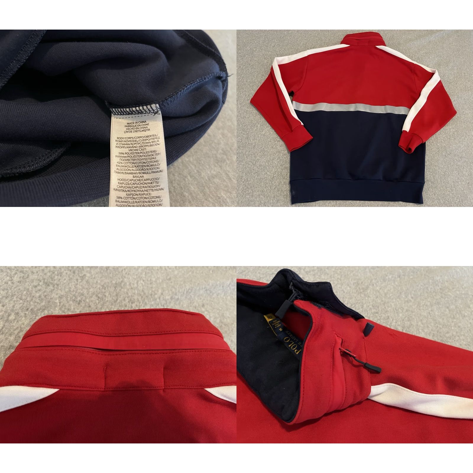 Polo Ralph Lauren Polo Ralph Lauren Polo Sport Yacht Challenge Hybrid Hoodie Jacket Mens M Red Nautical 90s Size US M / EU 48-50 / 2 - 8 Thumbnail