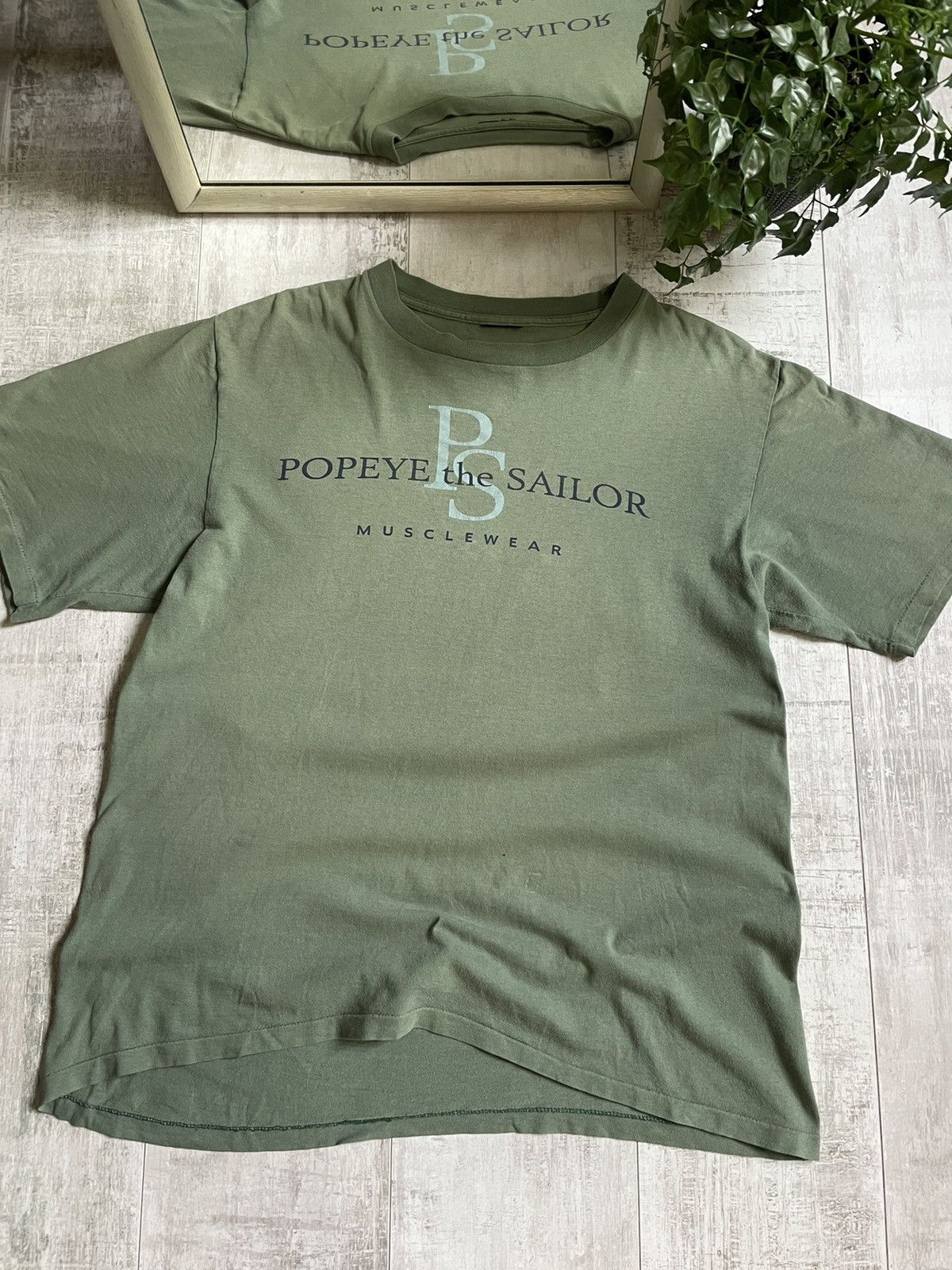 Cartoon Network Vintage Popeye The Sailor 1994 T-Shirt Big Logo RARE Size US XL / EU 56 / 4 - 5 Thumbnail