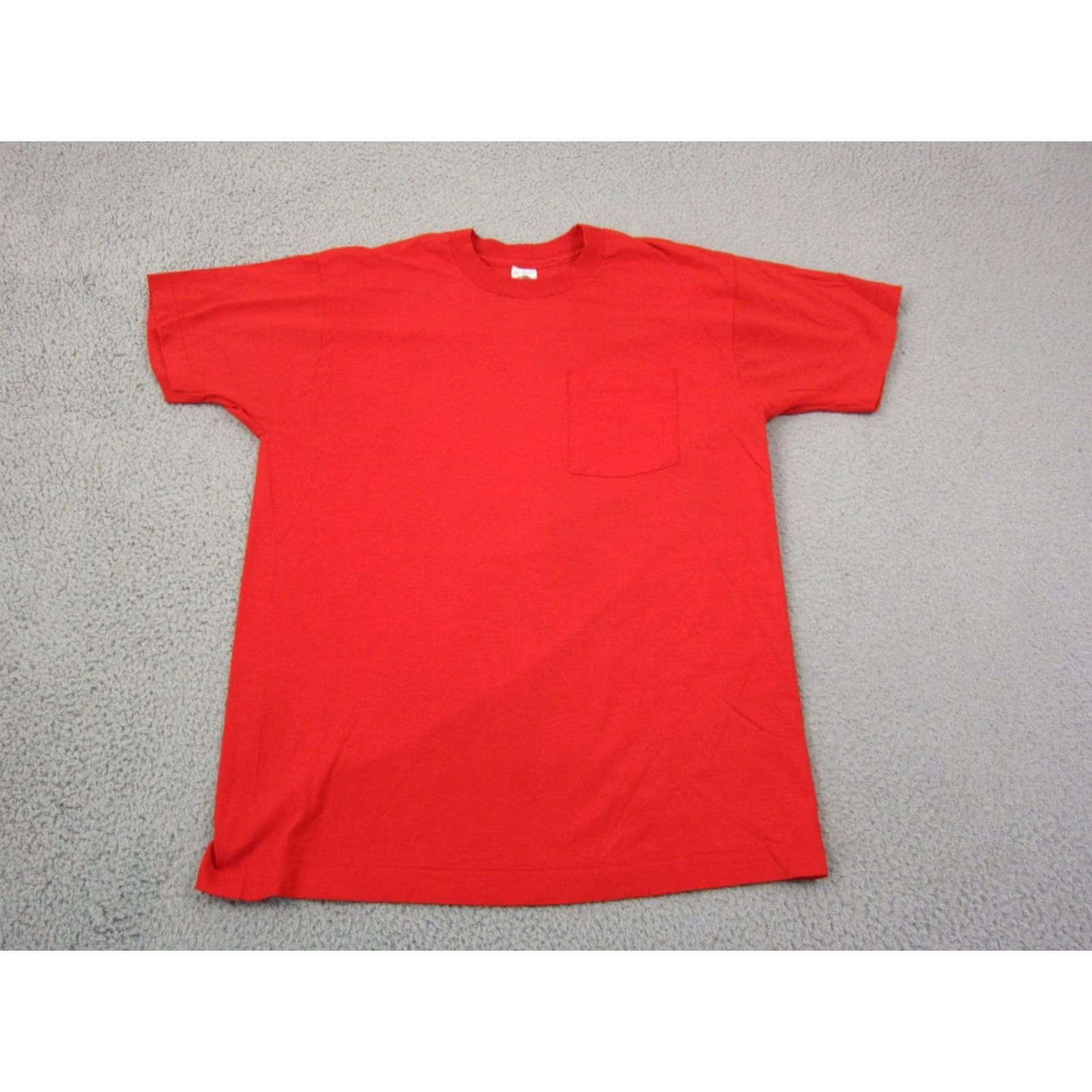 Fruit Of The Loom VINTAGE Fruit of the Loom Shirt Mens XL Red Single Stitch Made USA Shirt XL Red Mens Vintage Fruit of the Loom Shirt Size US XL / EU 56 / 4 - 2 Thumbnail