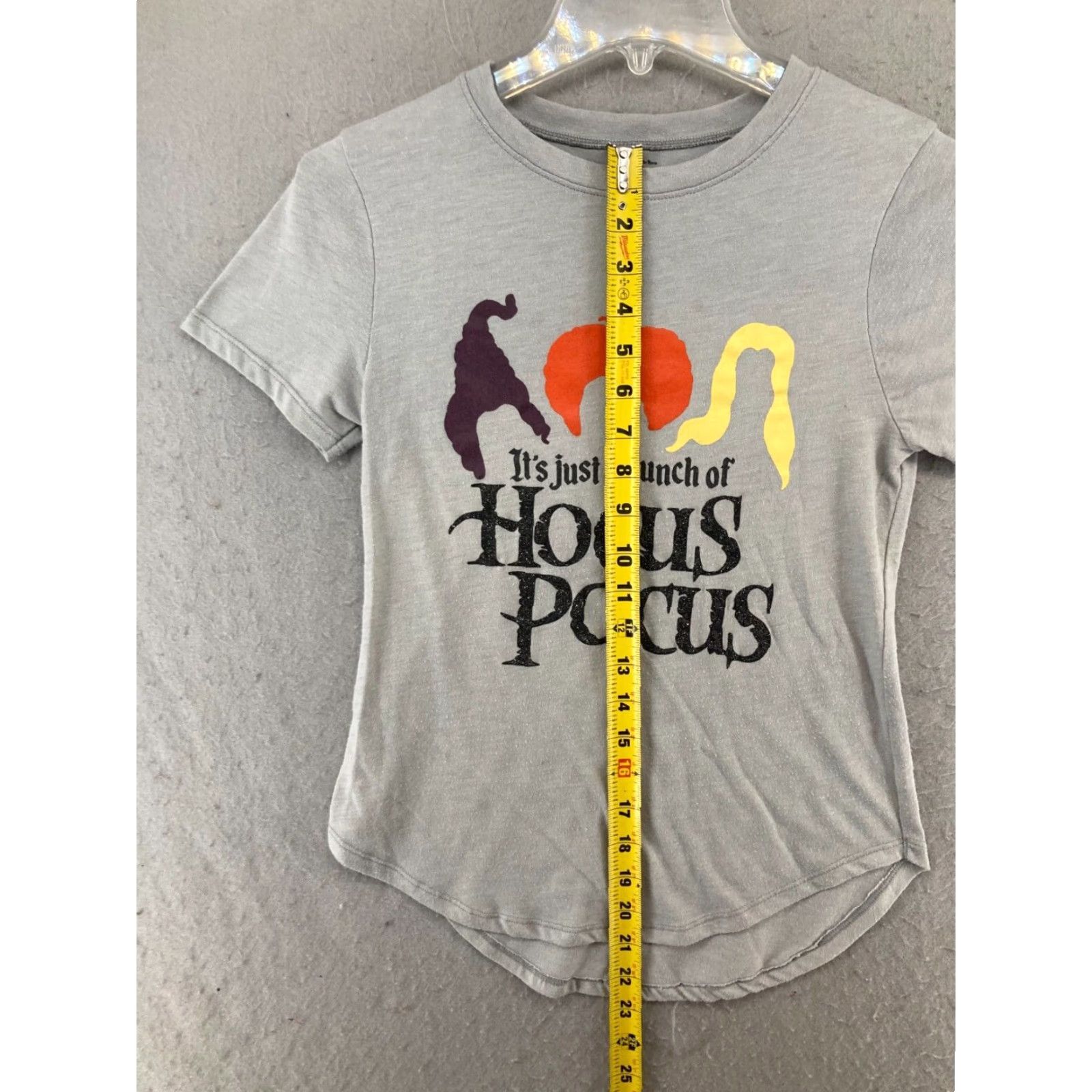 Sanders Hocus Pocus Womens TShirt Gray Small Crew Neck Short Sleeve Graphic Print Halloween Movie Shirt Womens XS-OG? Size S / US 4 / IT 40 - 3 Thumbnail