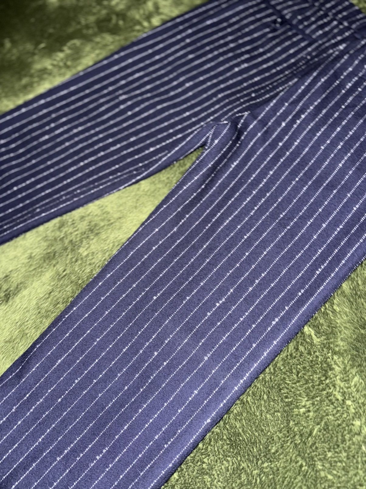 Acne Studios [36] ACNE STUDIOS Dot Stripe detail Trousers navy Size US 34 / EU 50 - 12 Thumbnail