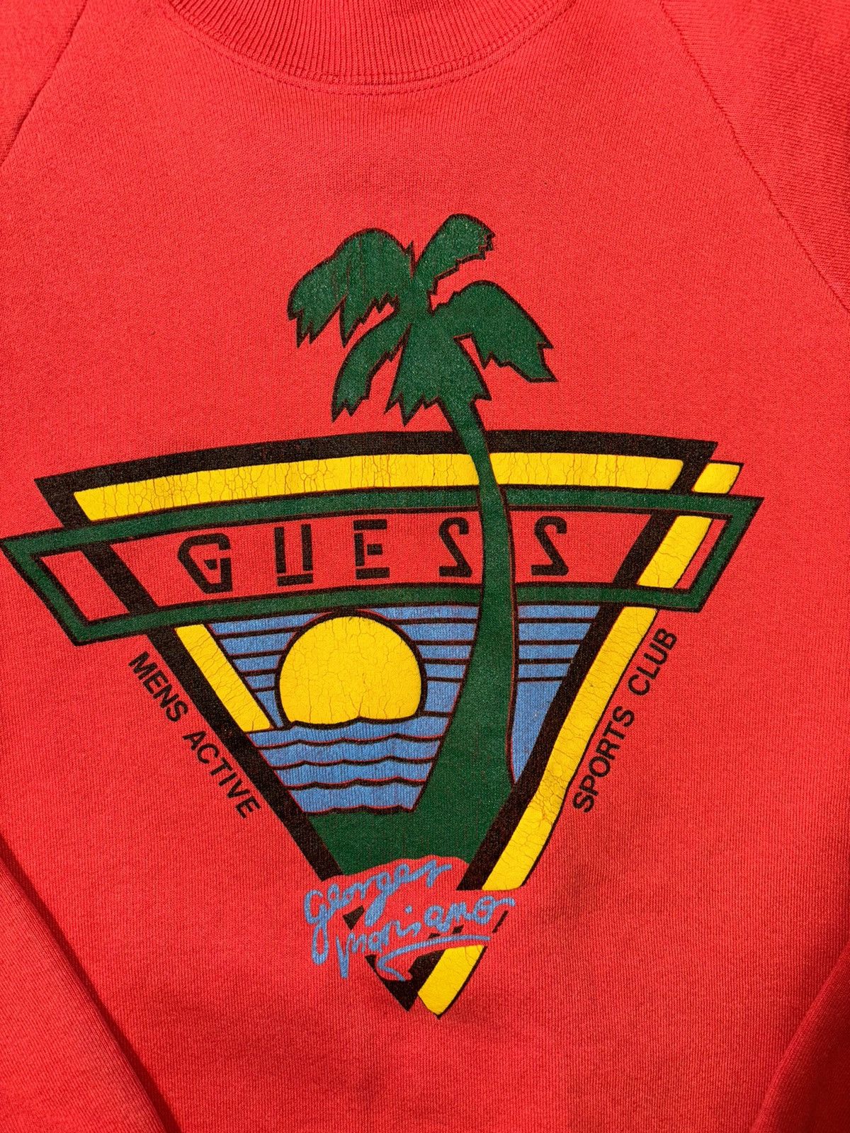 Designer × Guess × Vintage Vtg Guess Sports Club Boot Crewneck Sweatshirt Large Size US L / EU 52-54 / 3 - 2 Thumbnail