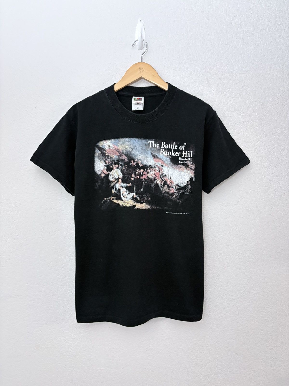 Vintage 90s Battle of Bunker Hill Vintage World War II Tee Shirt Size US M / EU 48-50 / 2 - 1 Thumbnail