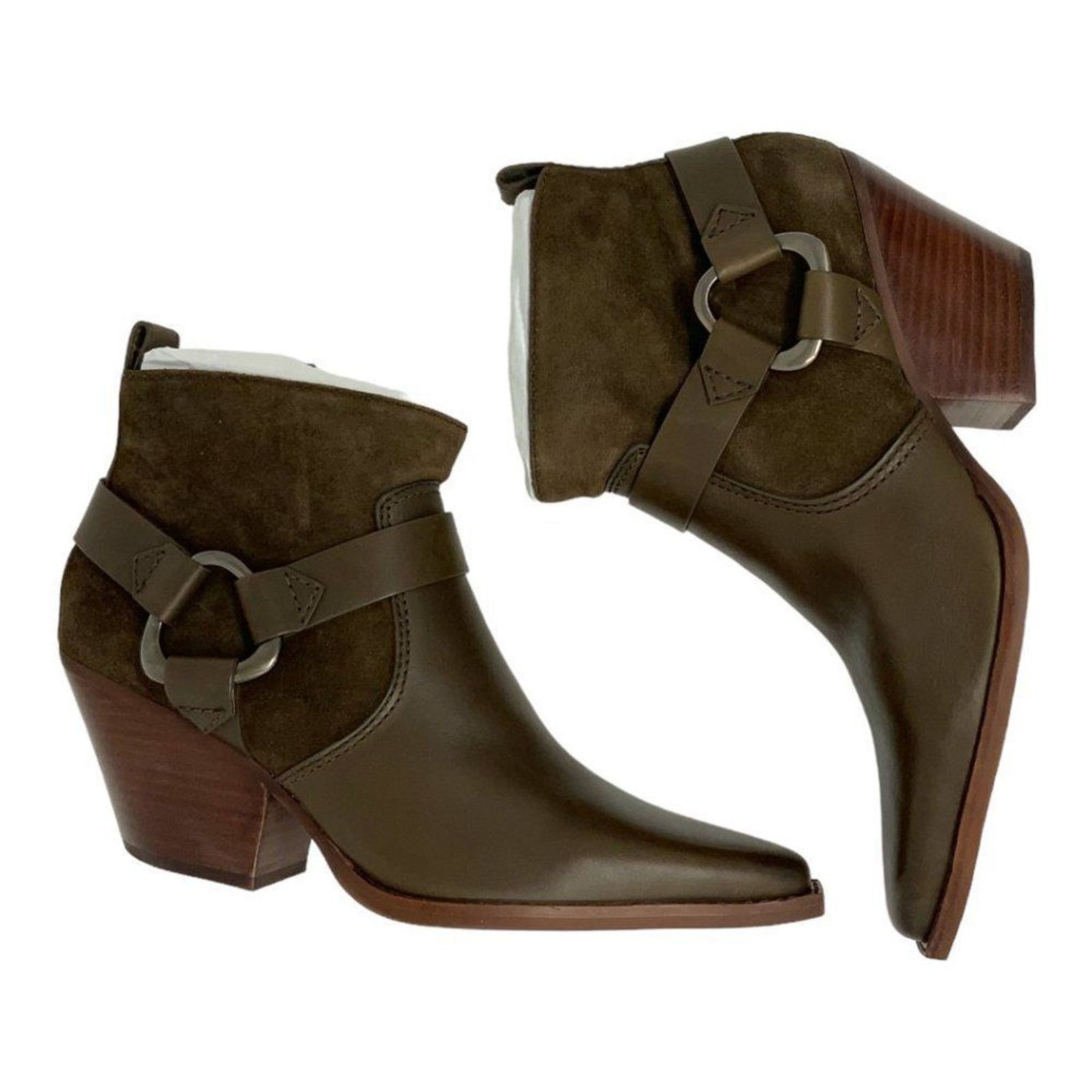 Vince Camuto Nenanie Ankle Bootie Taupe Sz 8.5 NWT $179 MSRP