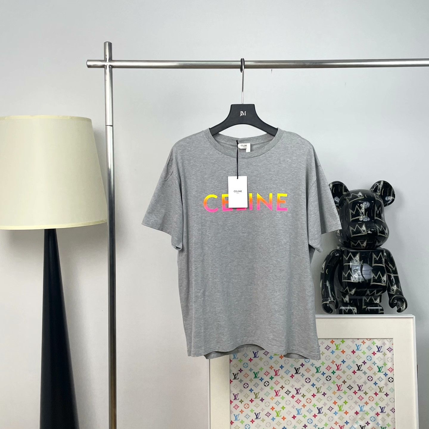 Celine Celine Retro Gradient Multi T-Shirt m Men Size US M / EU 48-50 / 2 - 1 Thumbnail