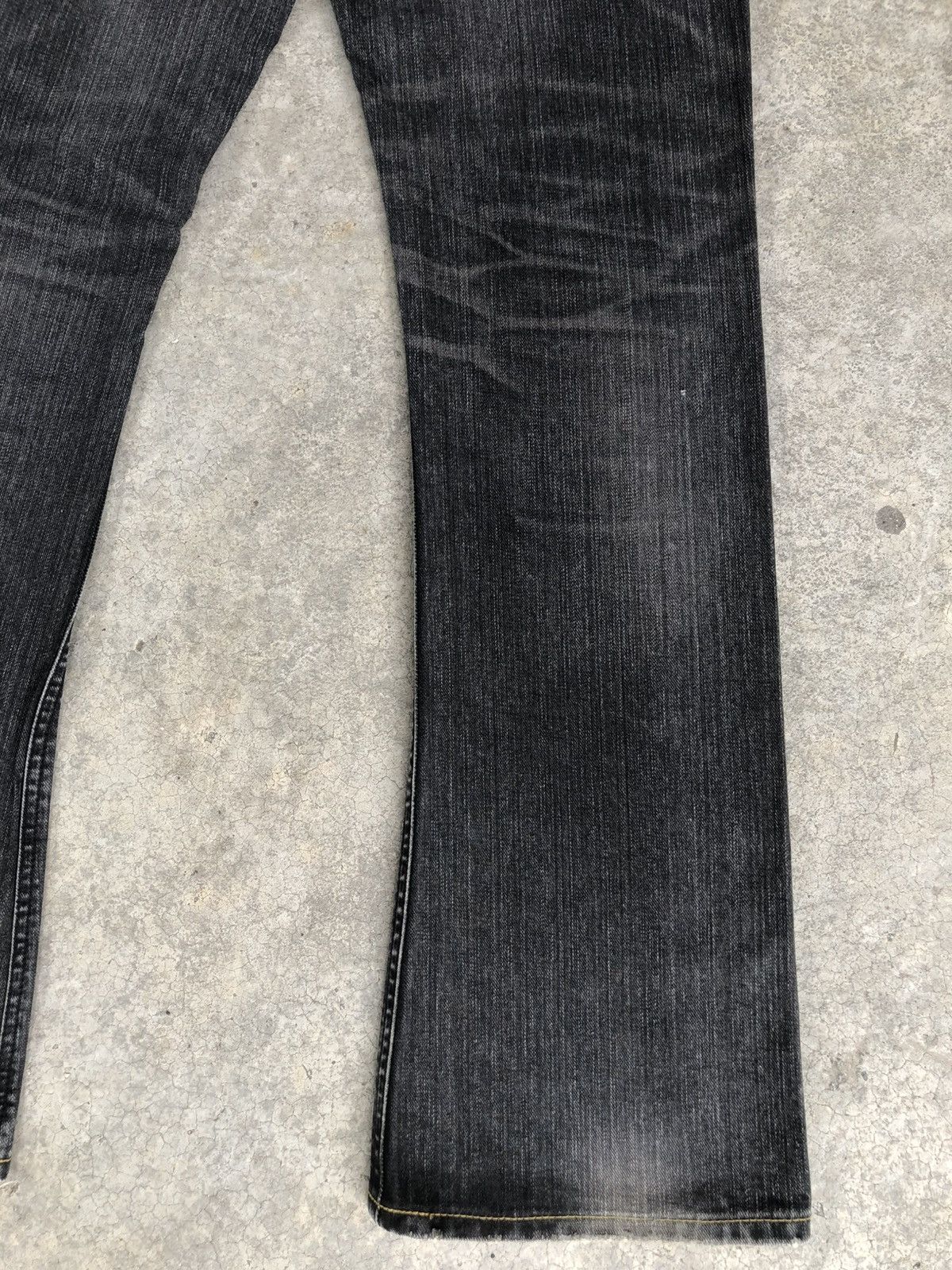 If Six Was Nine Japanese Lee Flared Jeans Distressed Jeans Size US 33 - 12 Thumbnail
