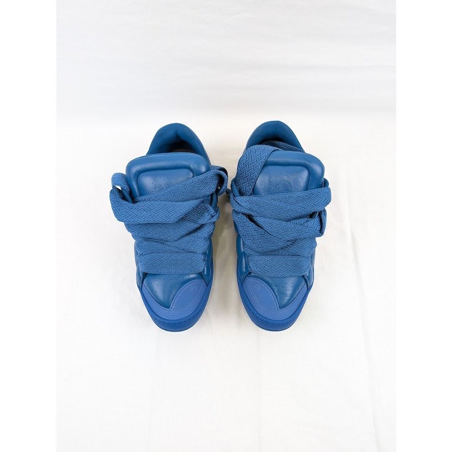 Lanvin o1rshd1 Curb XL Low Top Sneakers in Blue Size US 11 / EU 44 - 17 Thumbnail