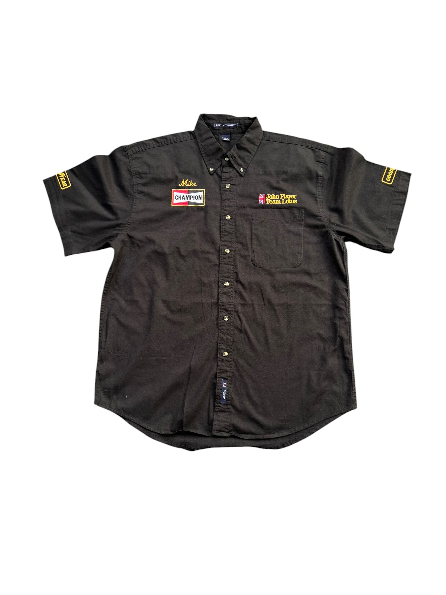 Japanese Brand Vintage John Player Lotus Team Work Shirt Size US XL / EU 56 / 4 - 1 Thumbnail